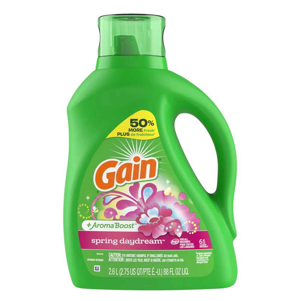 Gain Aroma Boost Spring Daydream HE Liquid Laundry Detergent 61 Loads