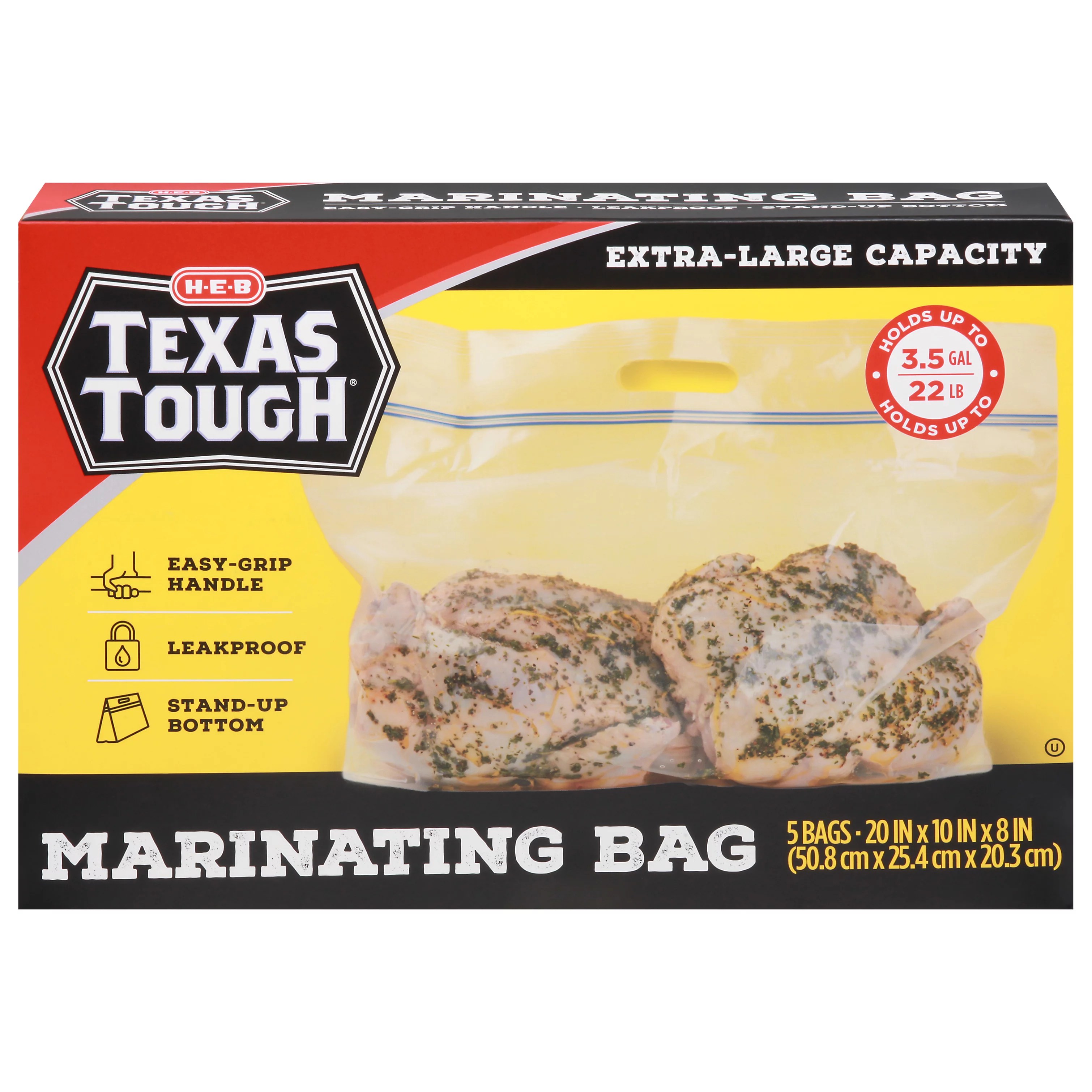 HEB Texas Tough ExtraLarge Marinating Bag Shop Food Storage