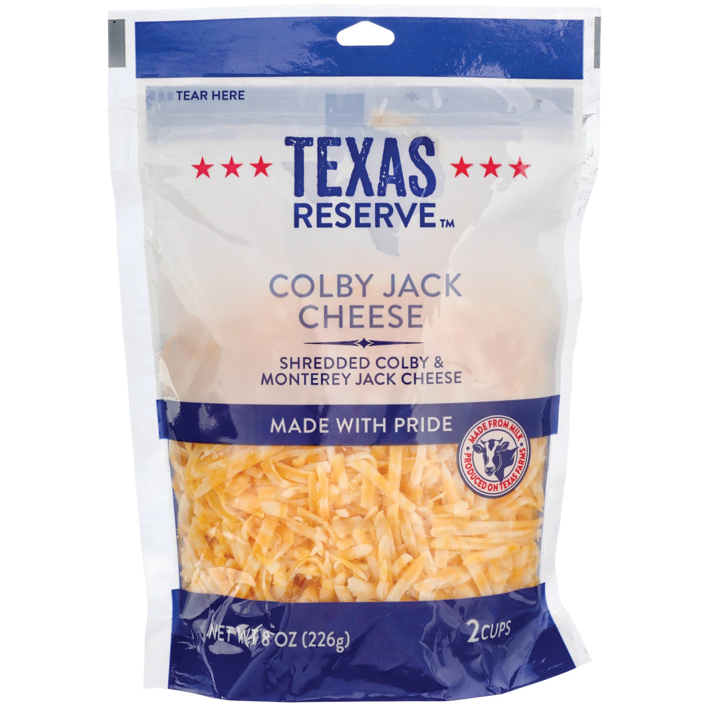 Texas Reserve Colby & Monterey Jack Shredded Cheese Shop Cheese at HEB