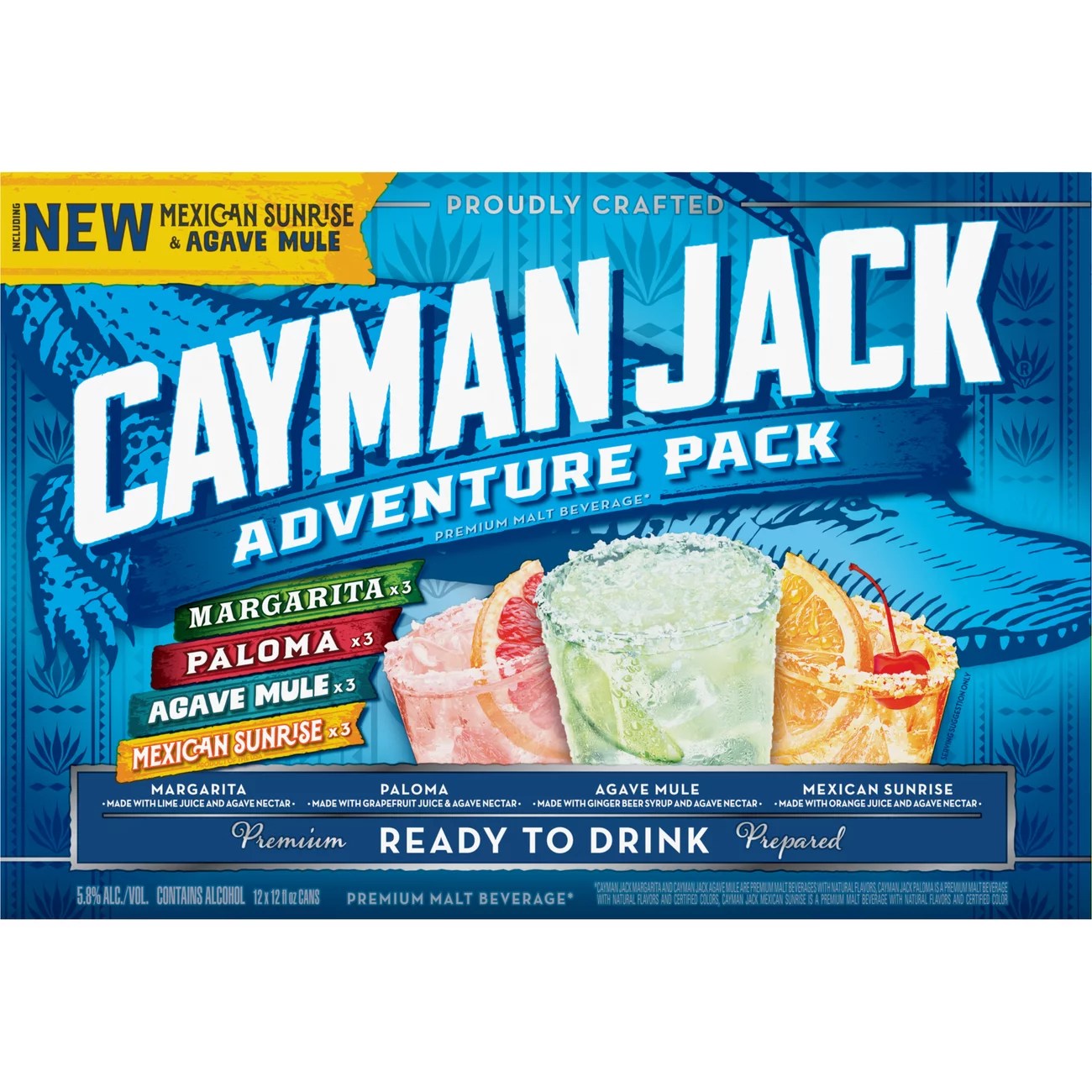 Cayman Jack Variety Pack 12 oz Cans Shop Beer & Wine at HEB