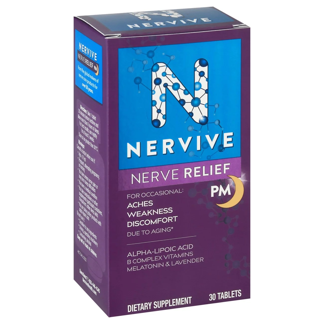 Nervive Nerve Relief PM Tablets Shop Medicines & Treatments at HEB