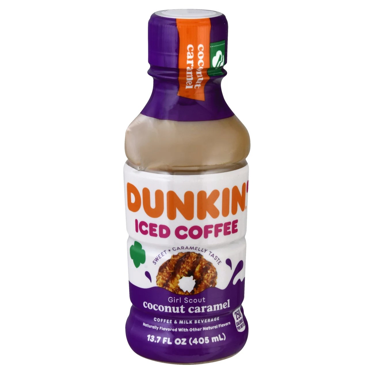 Dunkin' Donuts Girl Scout Coconut Caramel Iced Coffee Shop Coffee at HEB