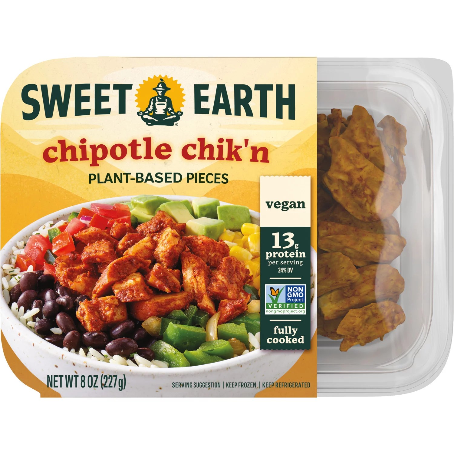 Sweet Earth Chipotle Plant Based Chik'n Shop Meat
