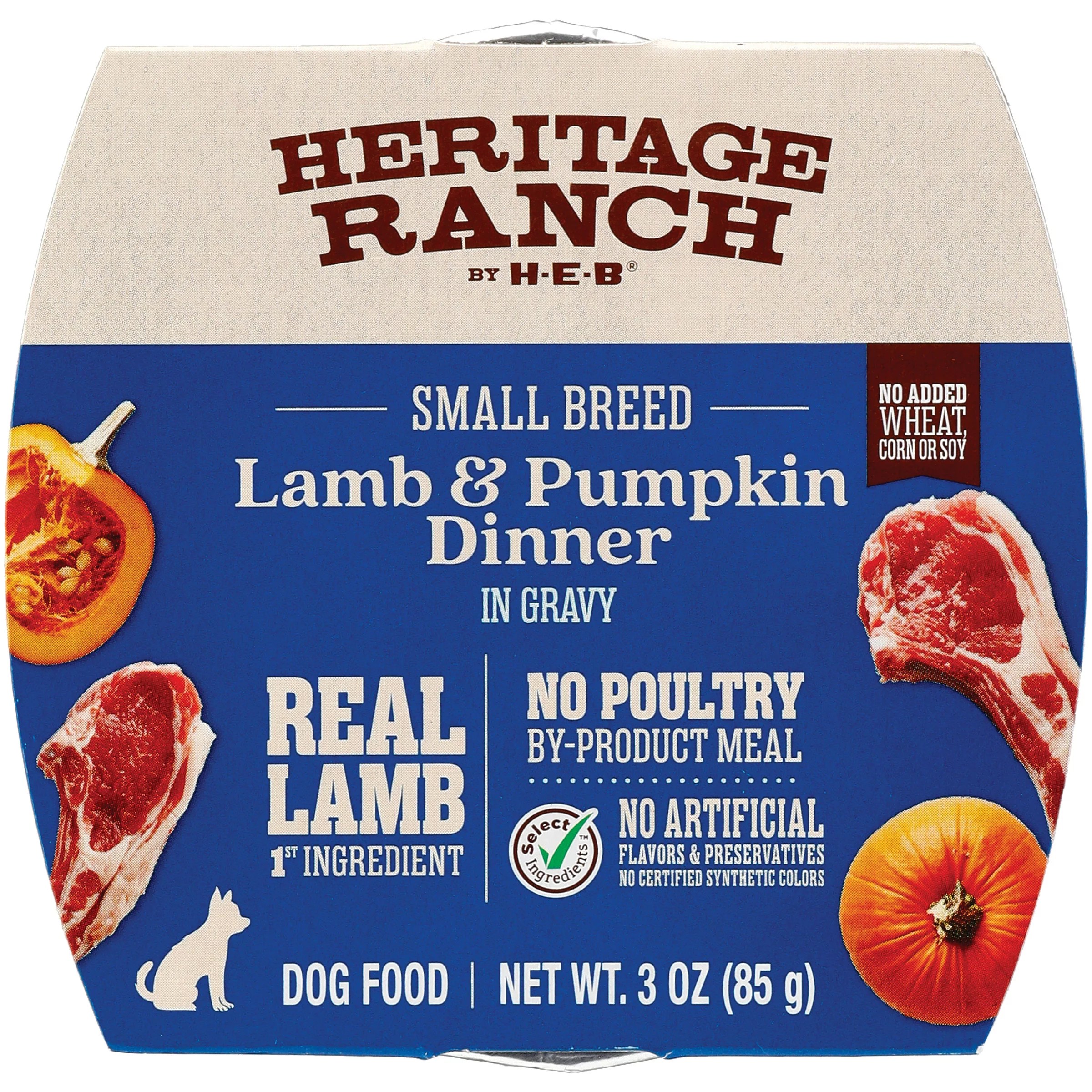 Heritage Ranch by HEB Small Breed Adult Wet Dog Food Lamb & Pumpkin
