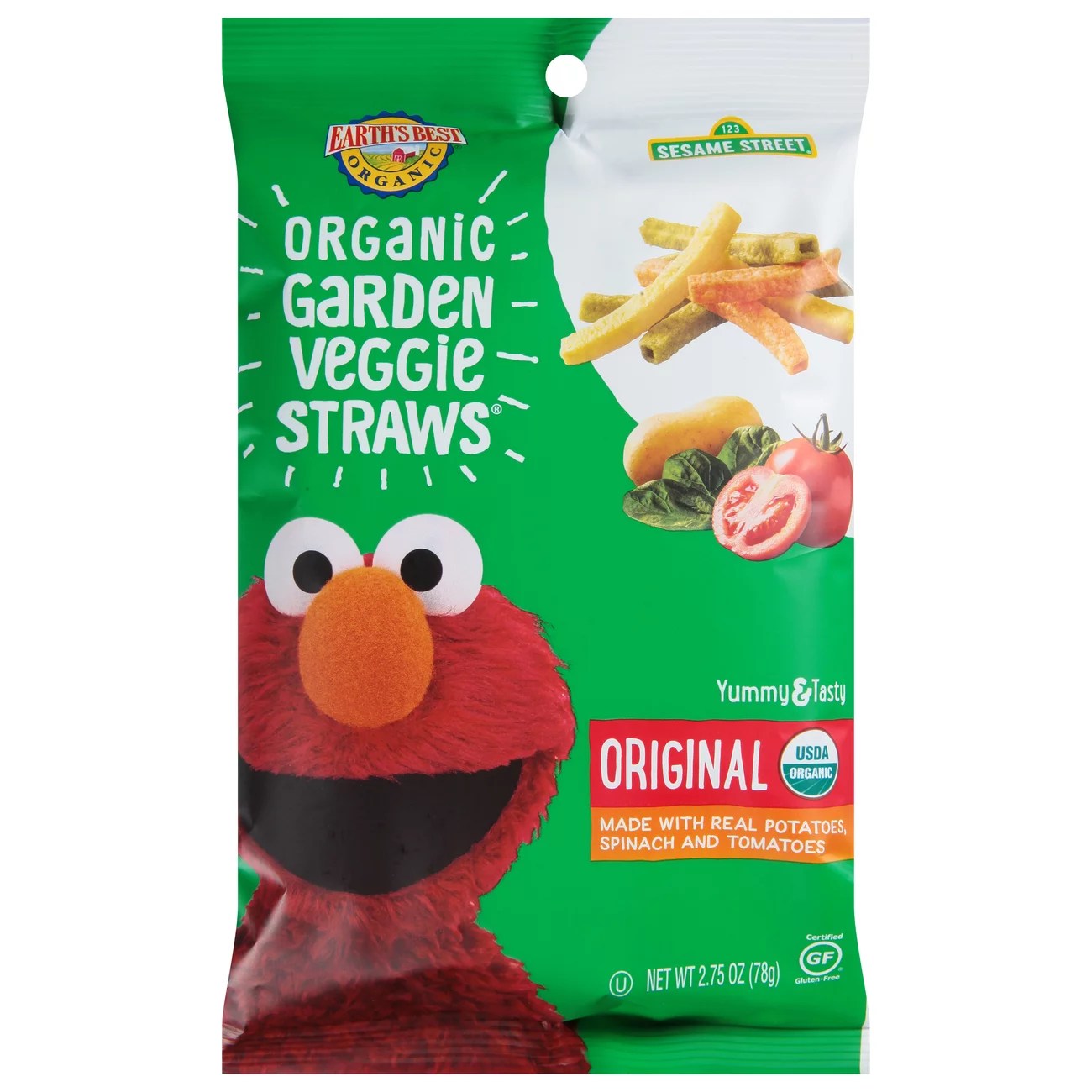 Earth's Best Organic Sesame Street Garden Veggie Straws Shop Toddler