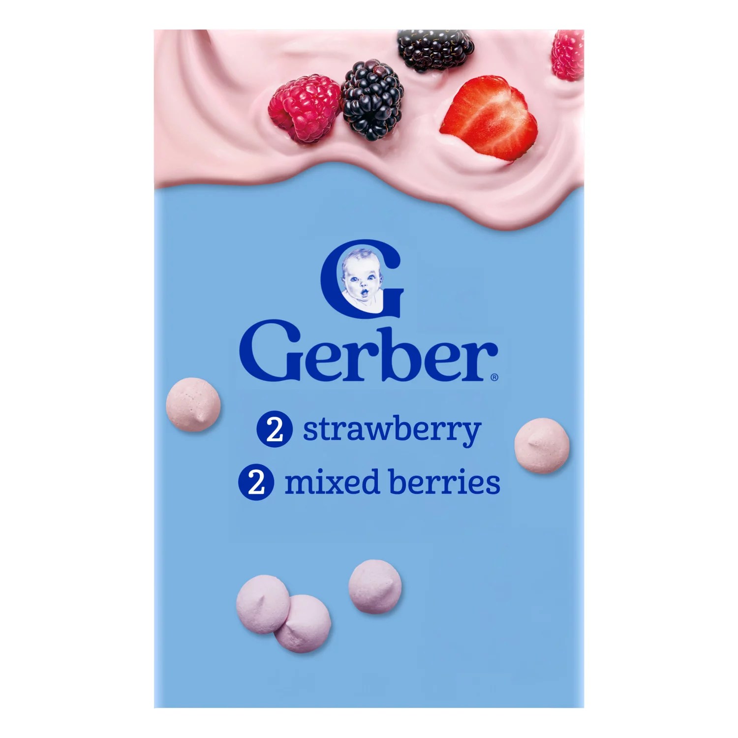 Gerber Yogurt Melts Variety Pack Strawberry & Mixed Berries Shop