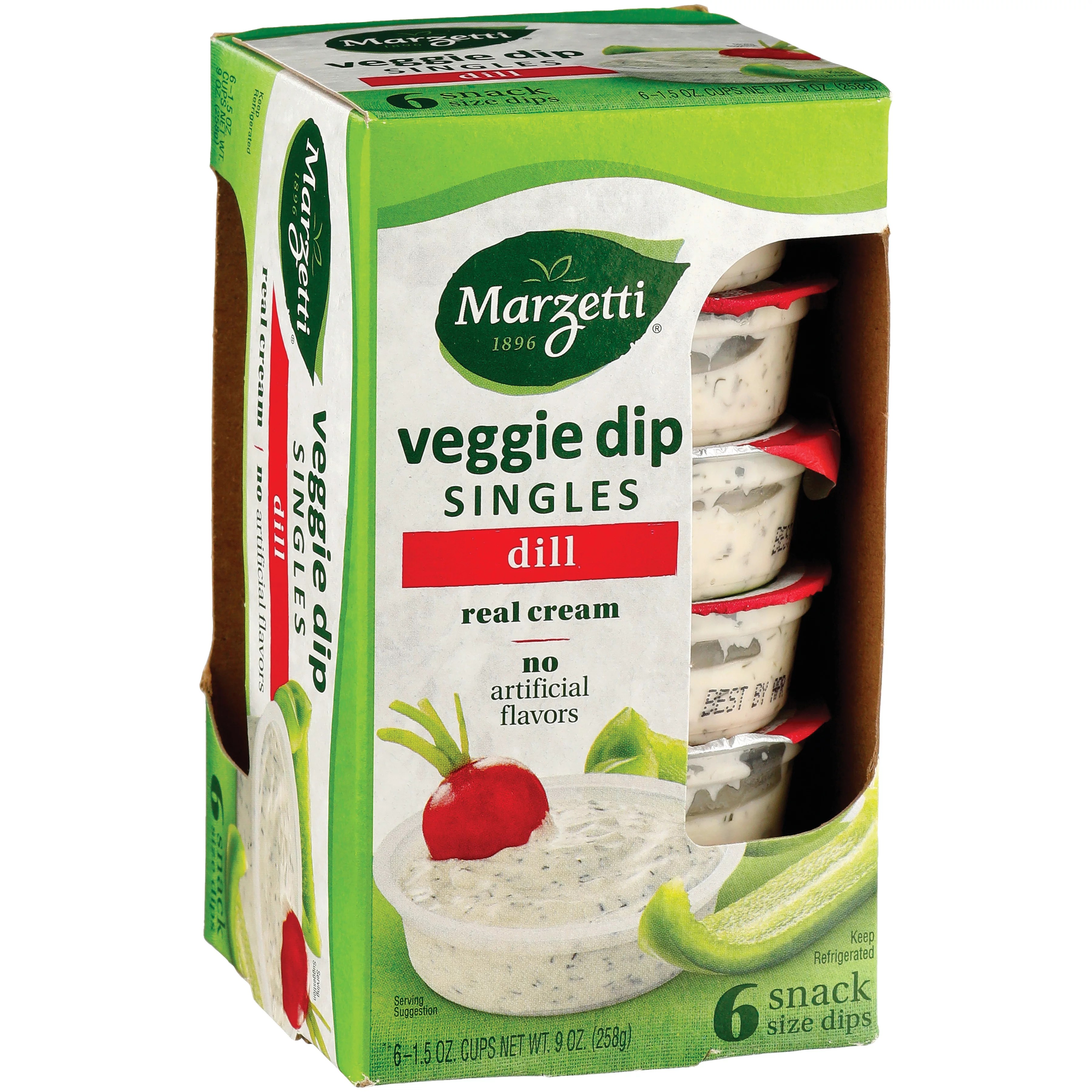 Marzetti Dill Veggie Dip Singles Shop Dip at HEB