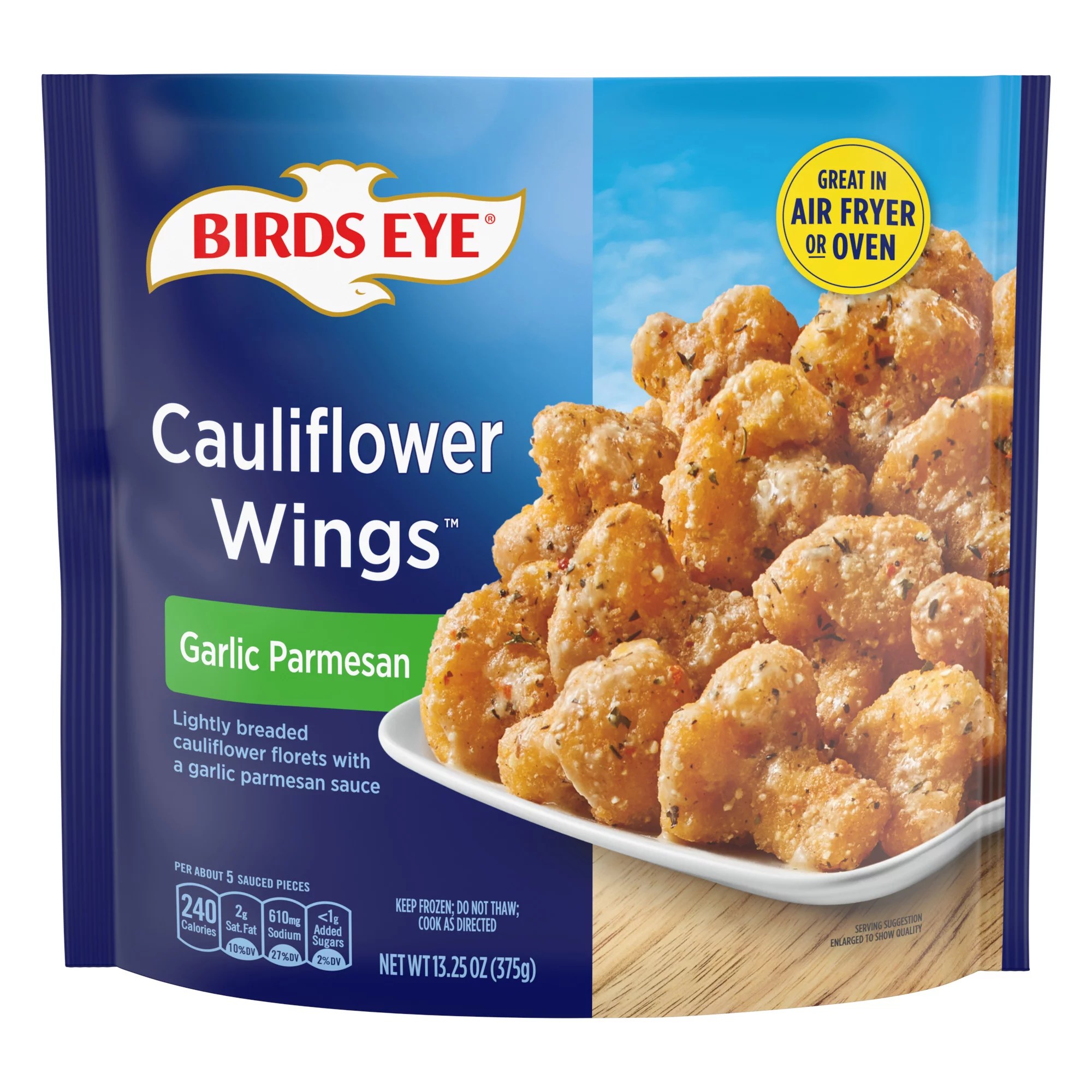 Birds Eye Garlic Parmesan Cauliflower Wings Shop Vegetables at HEB