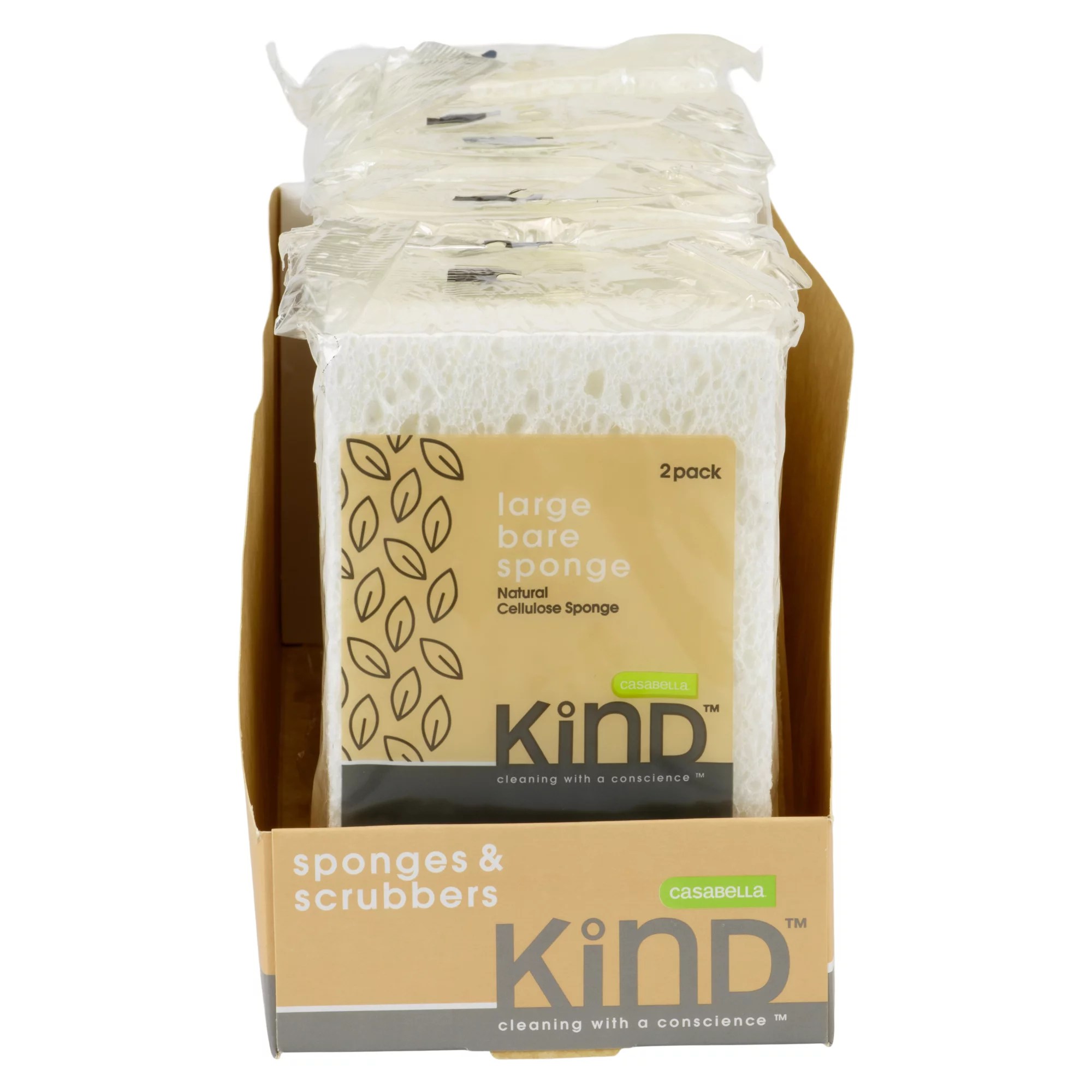 Casabella Kind Large Bare Sponges Shop Sponges & scrubbers at HEB