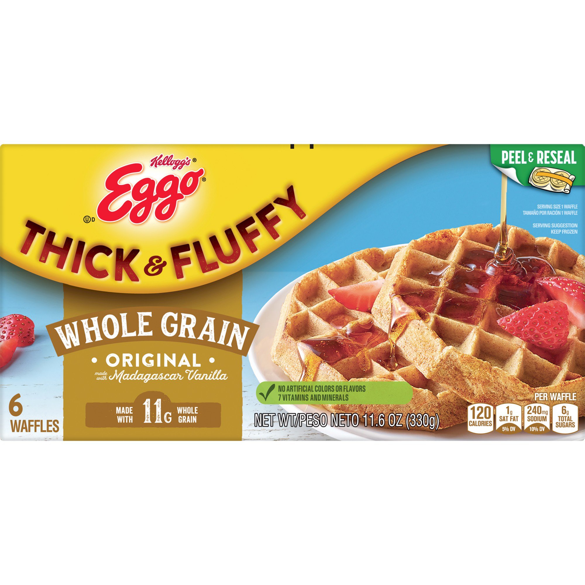Eggo Thick & Fluffy Whole Grain Original Vanilla Waffles Shop Meals