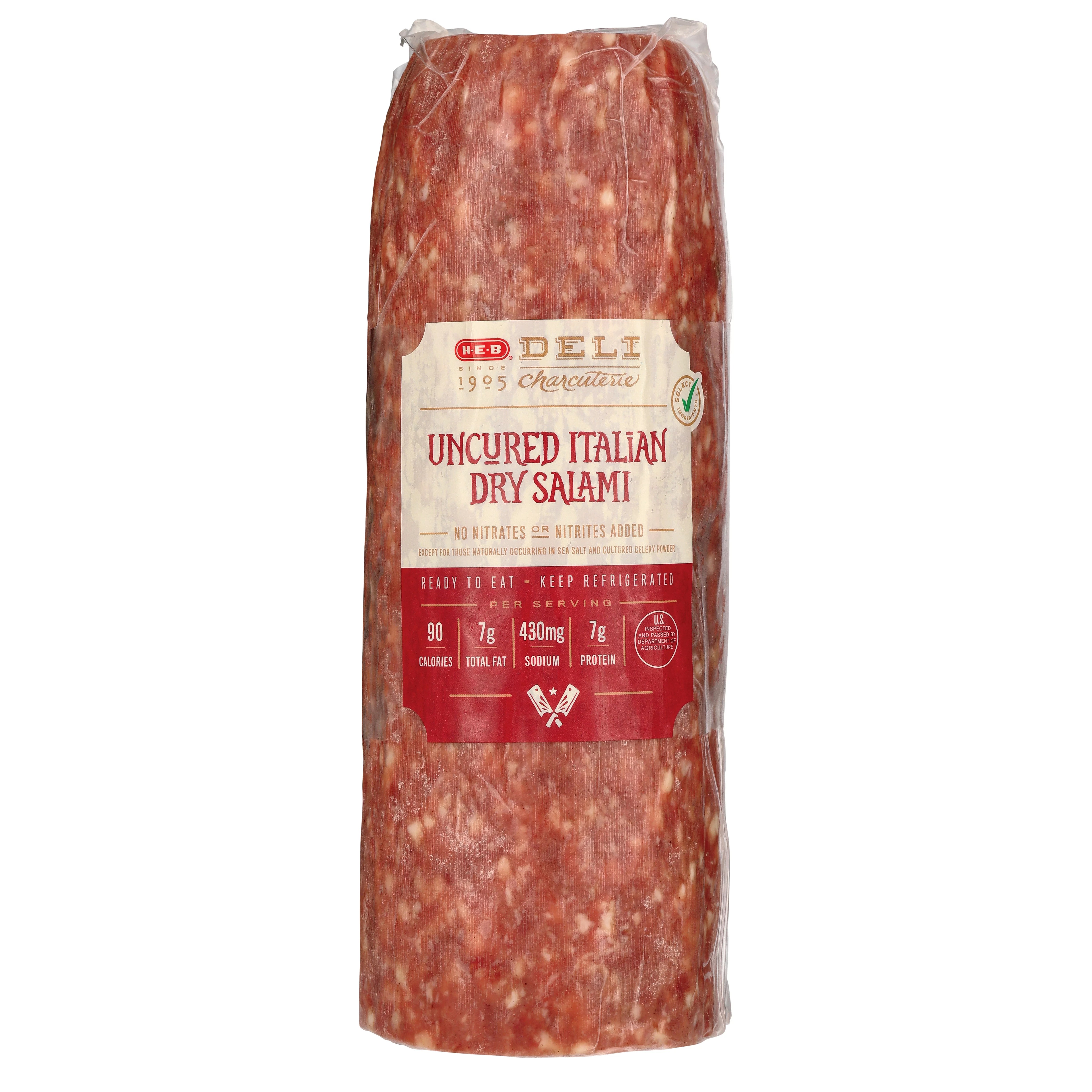 HEB Select Ingredients Italian Dry Salami Shop Meat at HEB
