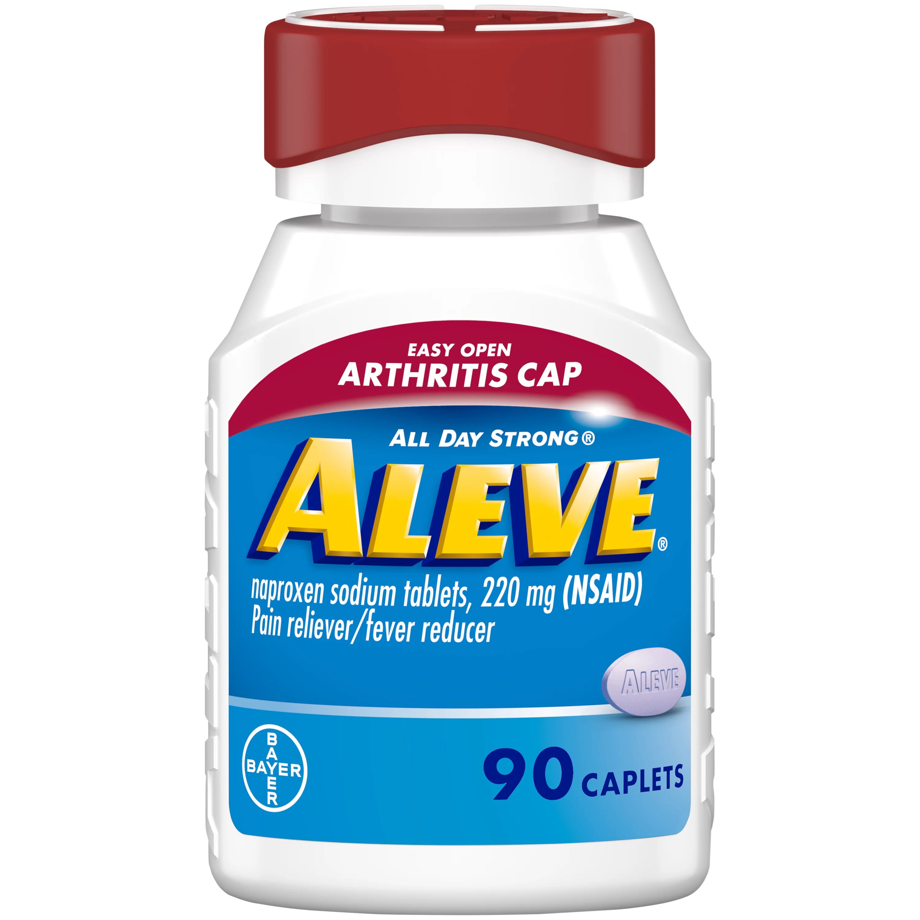 Aleve Easy Open Arthritis Cap Pain Reliever/Fever Reducer Naprozen