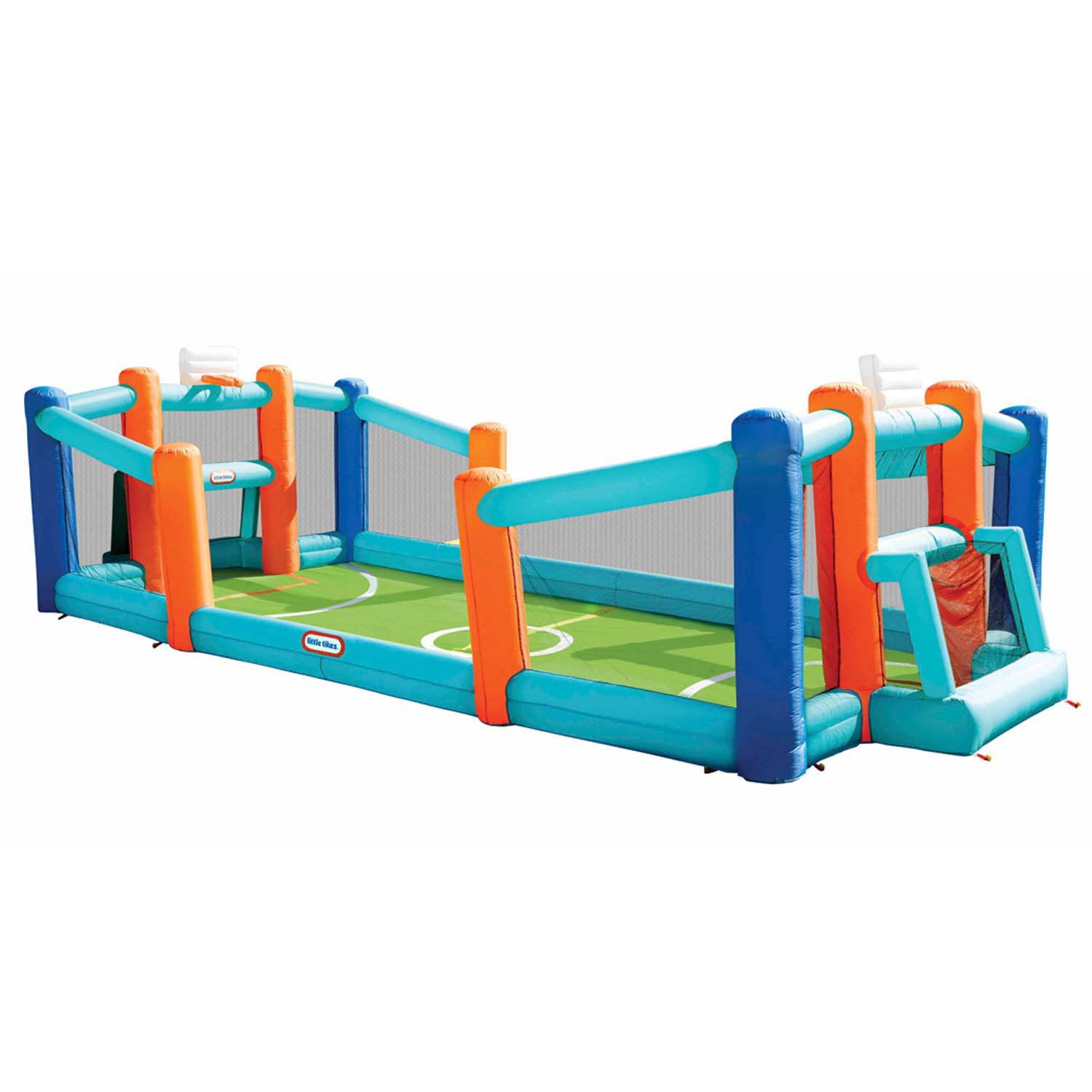 Little Tikes Inflatable Backyard Basketball & Soccer Court Shop Yard