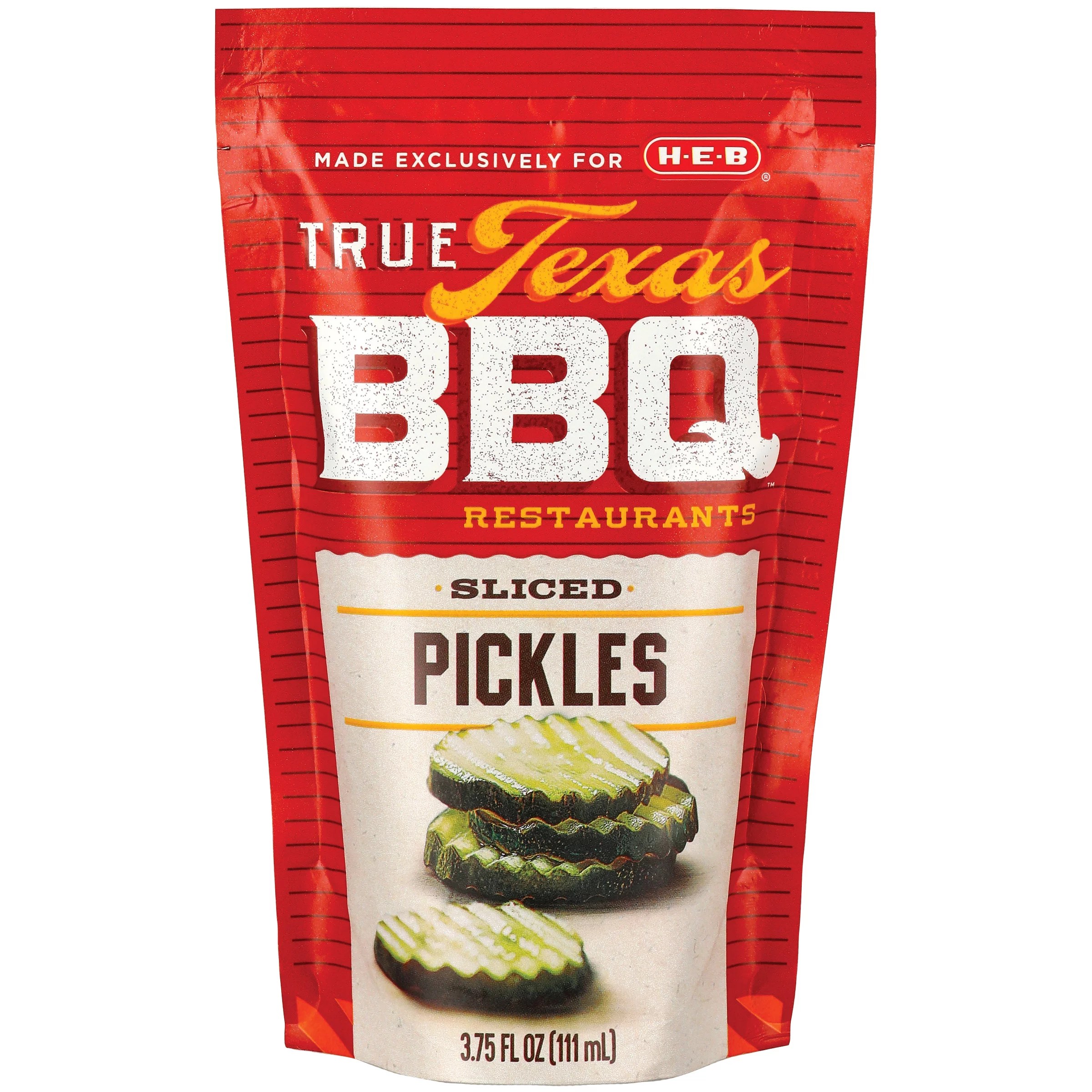 HEB True Texas BBQ Sliced Pickles Shop Canned & Dried Food at HEB