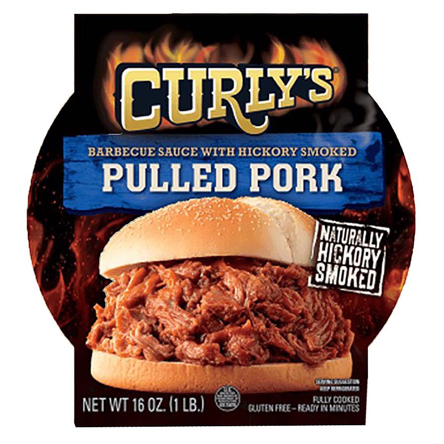 Curly's Hickory Smoked Pulled Pork with Barbeque Sauce Shop Meat at HEB