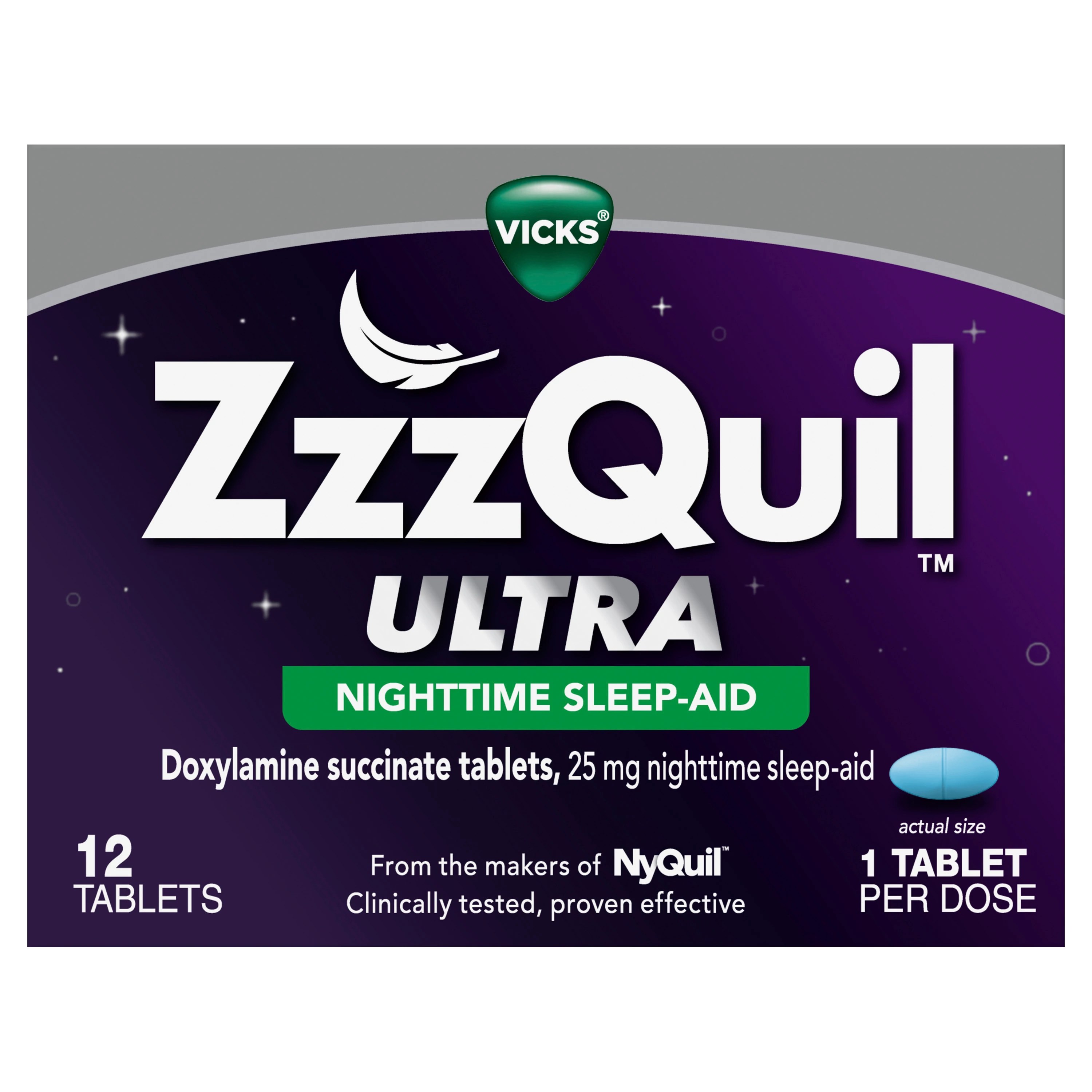 Vicks ZzzQuil Ultra Nighttime SleepAid Tablets Shop Medicines