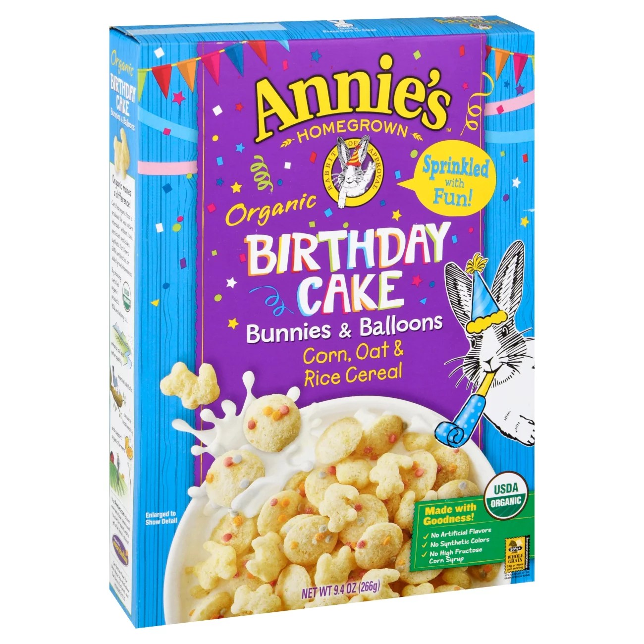 Annie's Homegrown Organic Birthday Cake Cereal Shop Cereal & Breakfast at HEB