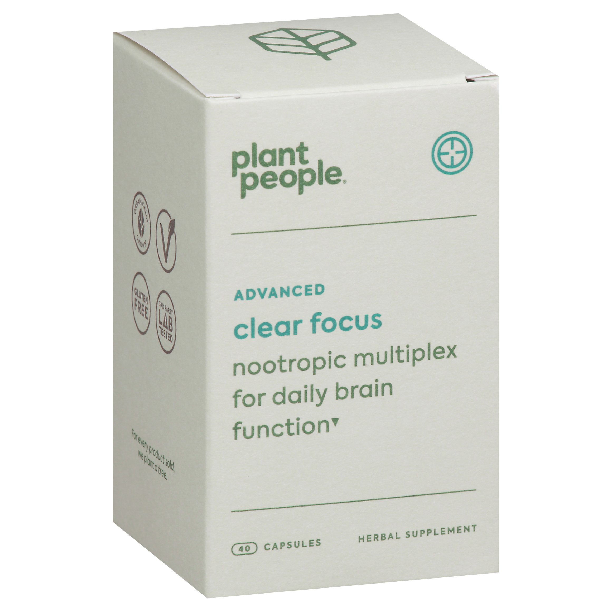 Plant People Advanced Clear Focus Capsules Shop Vitamins