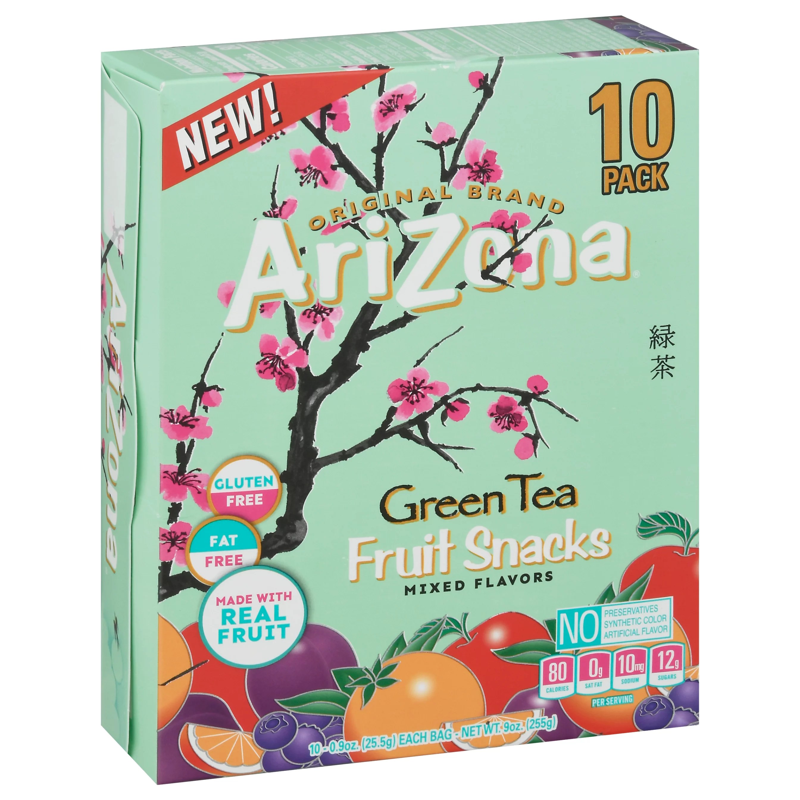 AriZona Green Tea Fruit Snacks Shop Snacks & Candy at HEB