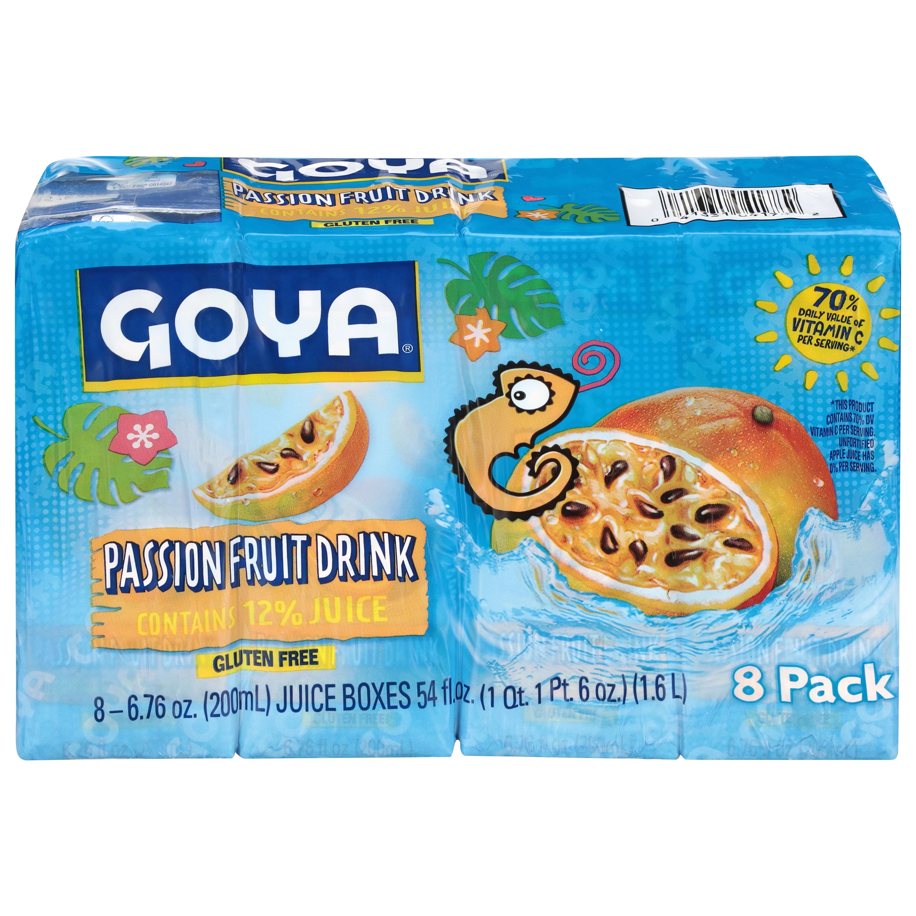 Goya Passion Fruit Drink 6.76 oz Juice Boxes Shop Juice at HEB