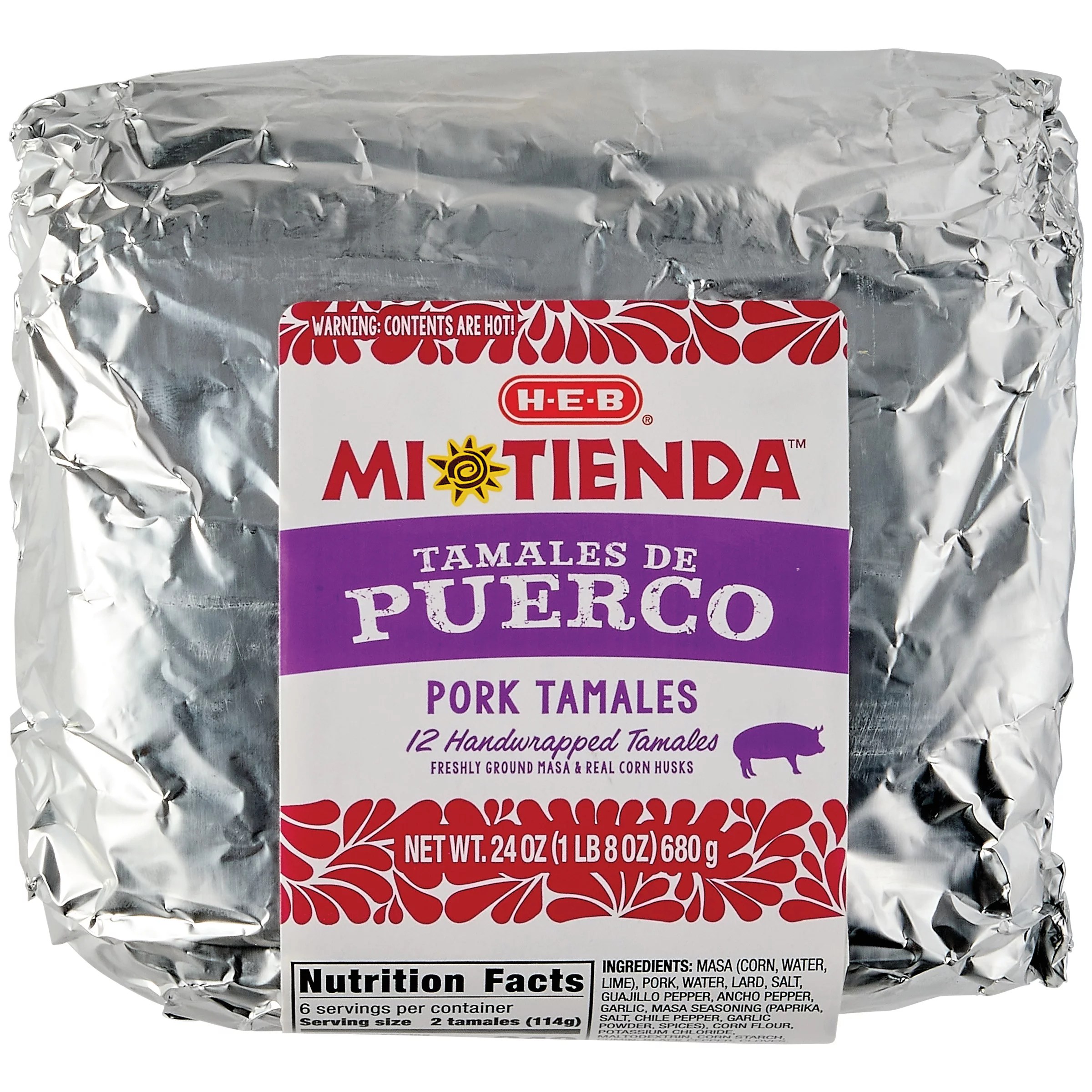 HEB Mi Tienda Pork Tamales (Sold Hot) Shop Ready Meals & Snacks at
