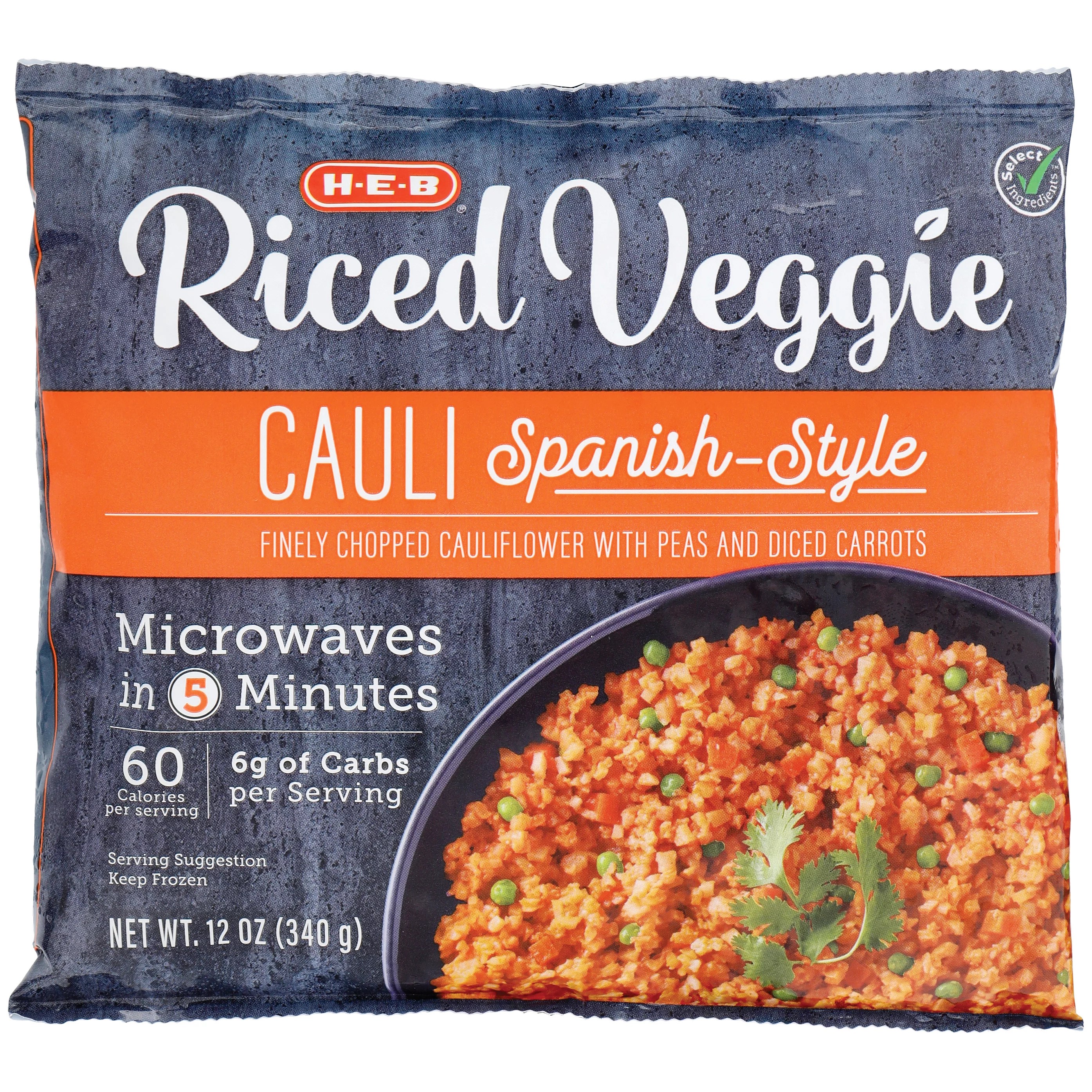 HEB Frozen SpanishStyle Cauliflower Rice Shop Meals & Sides at HEB
