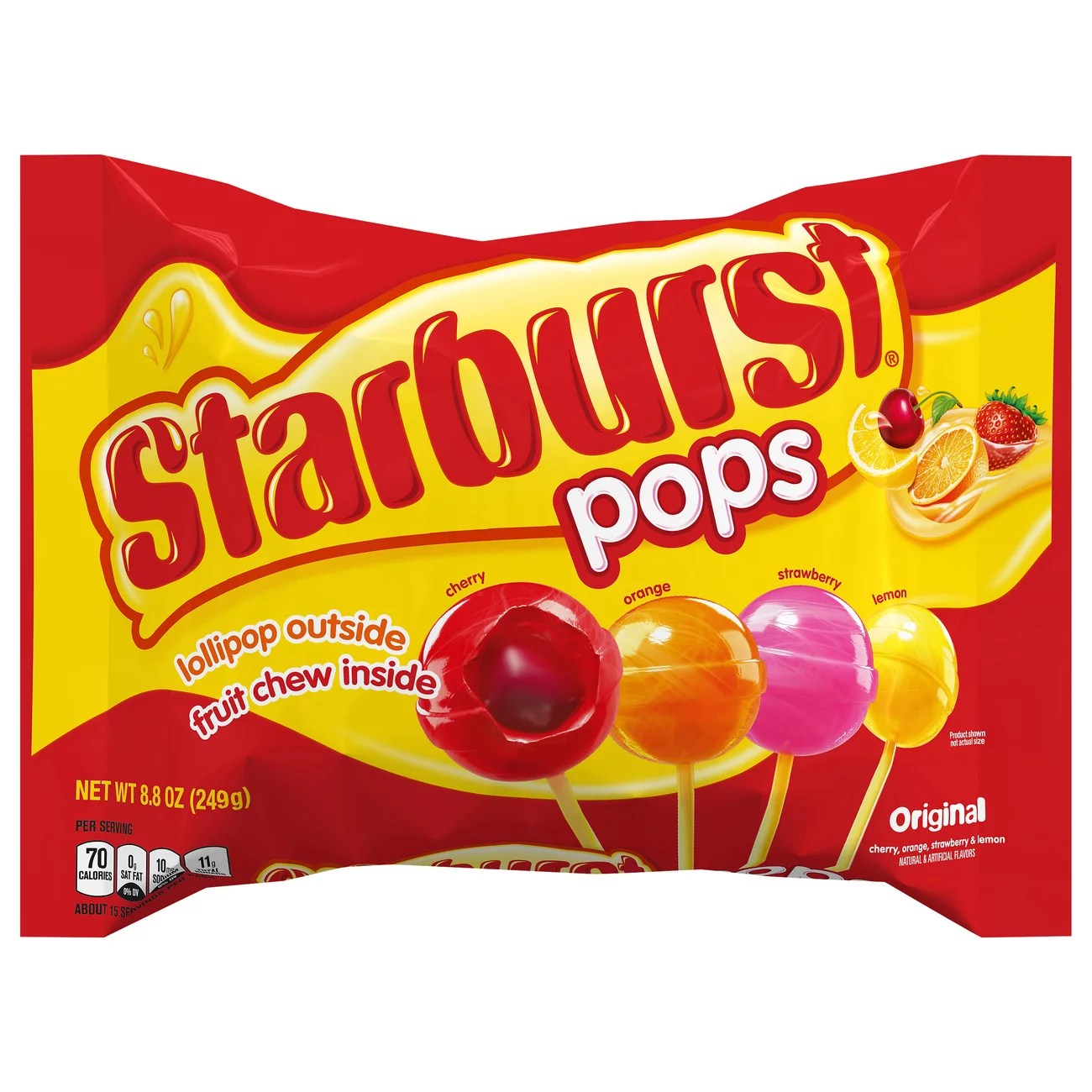 Starburst Original Flavor Pops Shop Snacks & Candy at HEB
