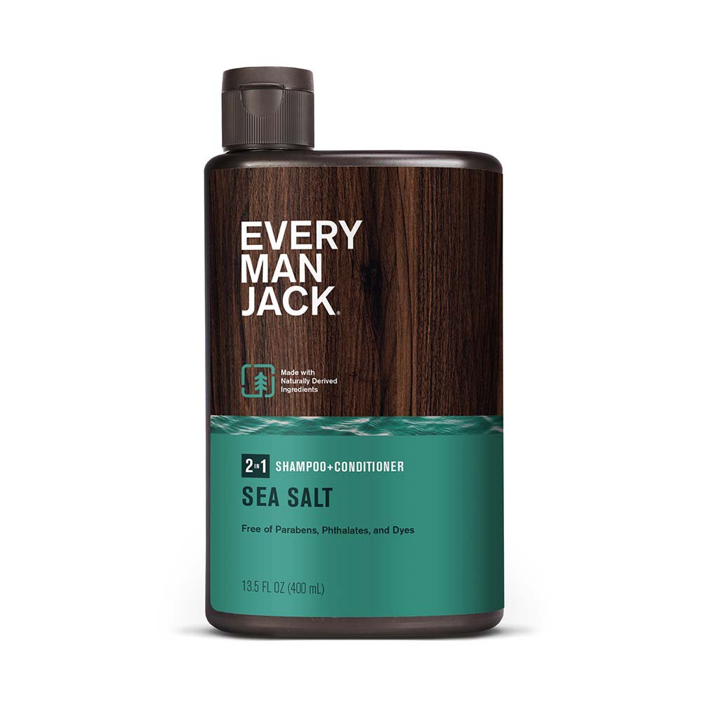 Every Man Jack Shampoo + Conditioner Sea Salt Shop Hair Care at HEB