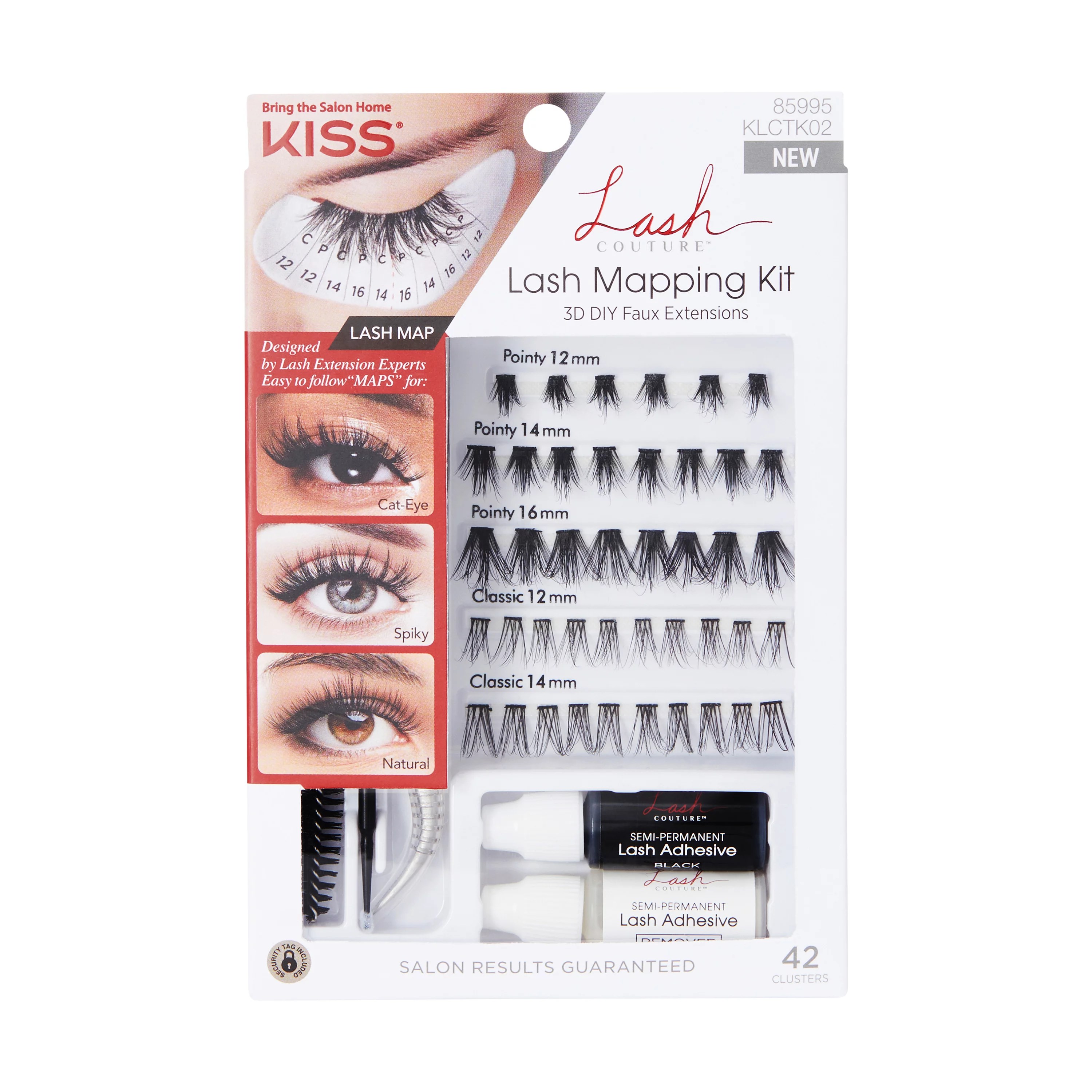 Kiss 3D Faux Extensions Lash Mapping Kit Shop Makeup at HEB