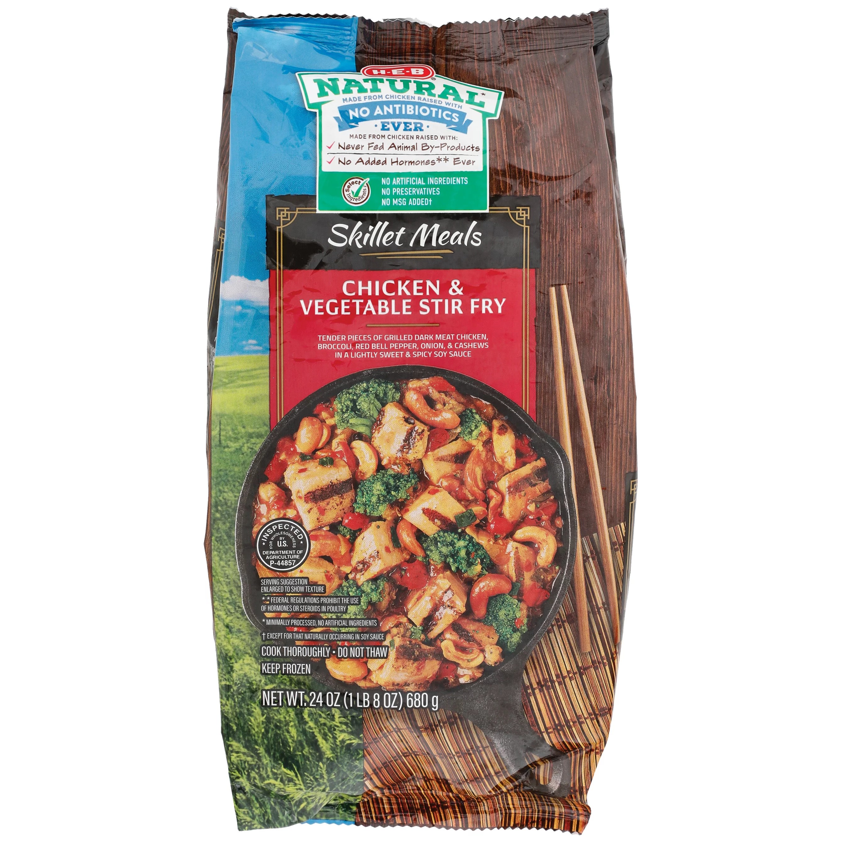 HEB Natural Skillet Meals Chicken & Vegetable Stir Fry Shop Meals