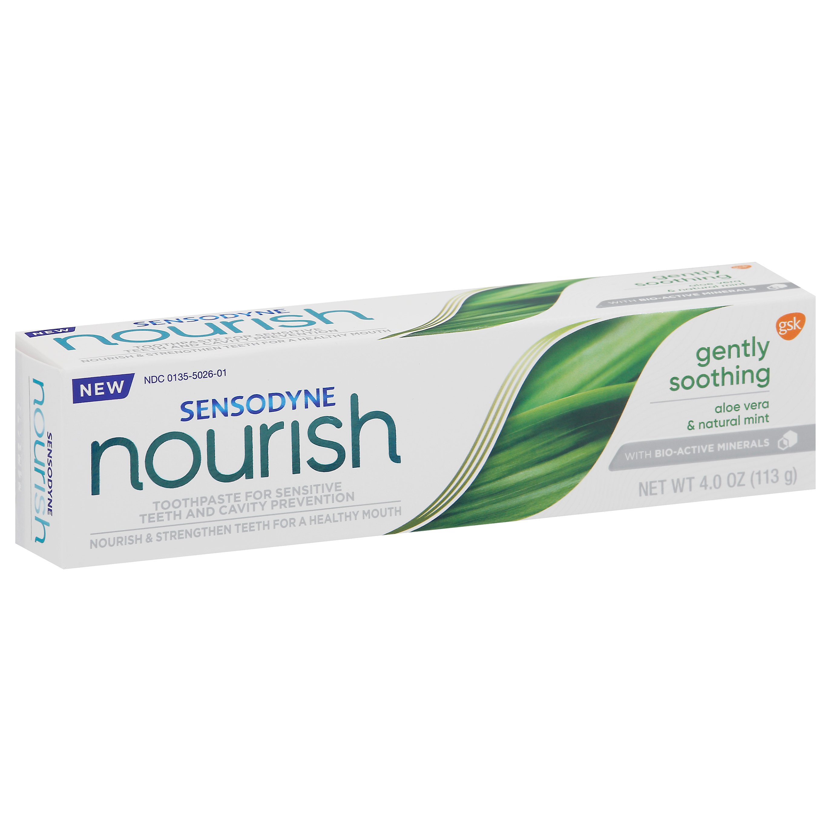 Sensodyne Nourish Toothpaste Gently Soothing Aloe Vera Shop Oral