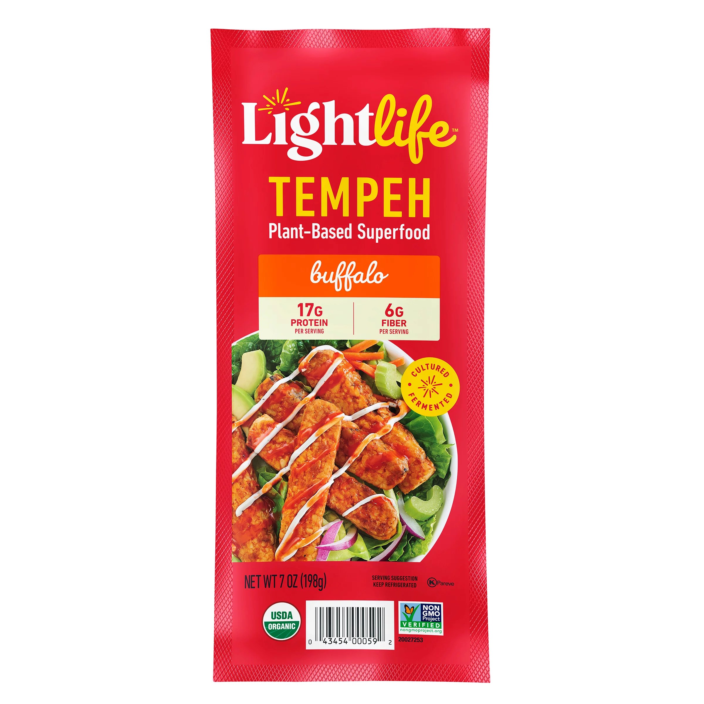 Lightlife Buffalo Tempeh Shop Tofu & Meat Alternatives at HEB