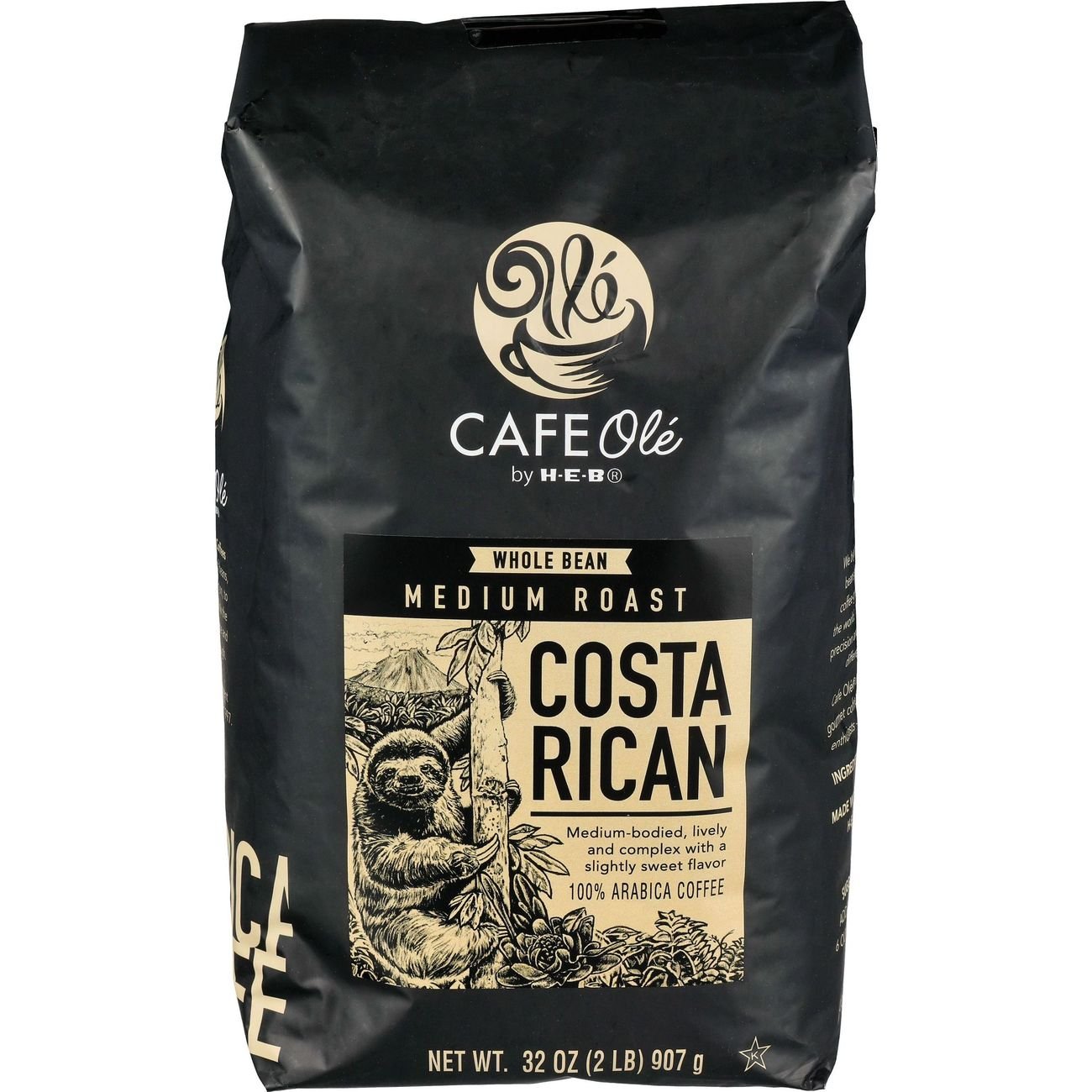 CAFE Olé by HEB Whole Bean Medium Roast Costa Rican Coffee Shop