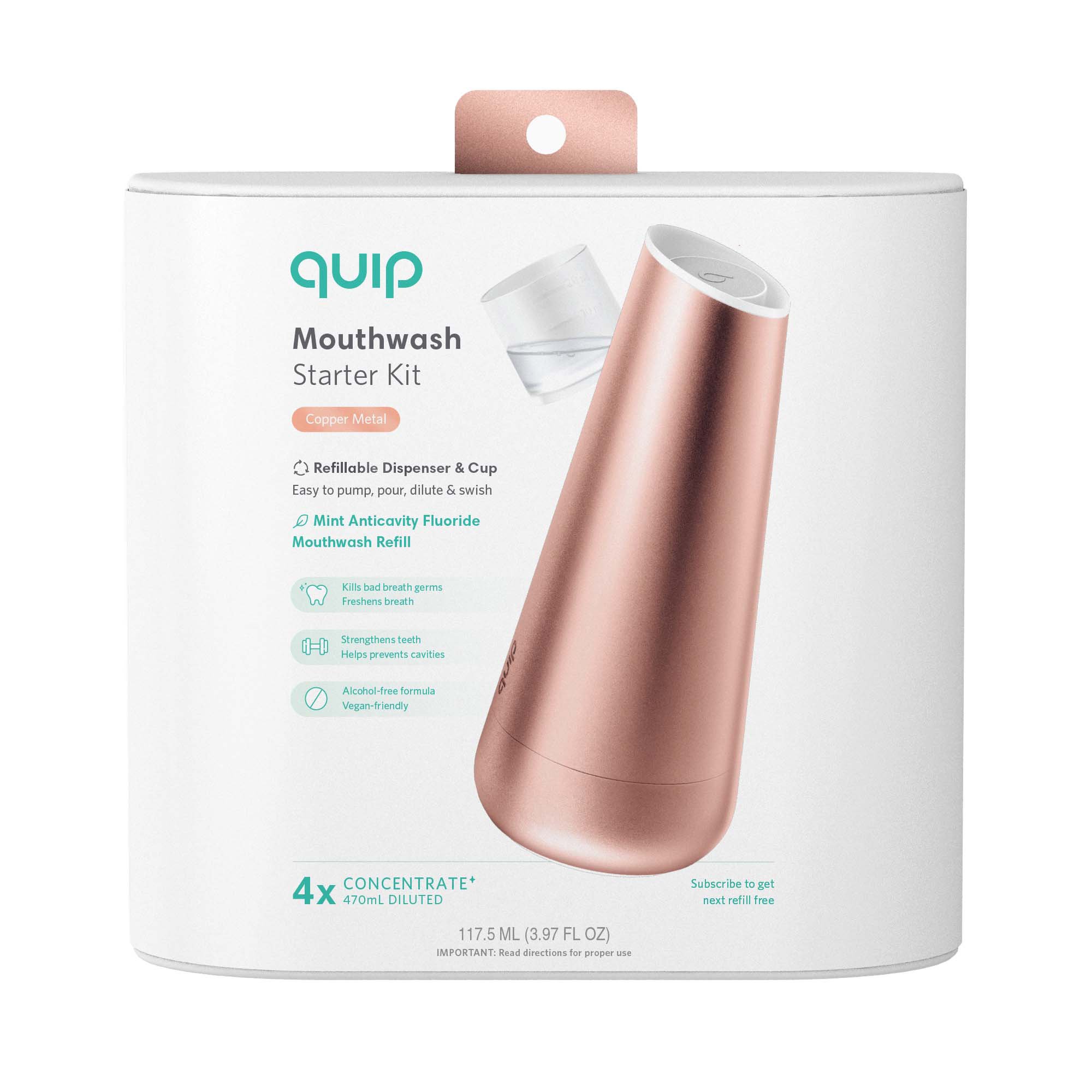 Quip Mouthwash Starter Kit Shop Oral Hygiene at HEB