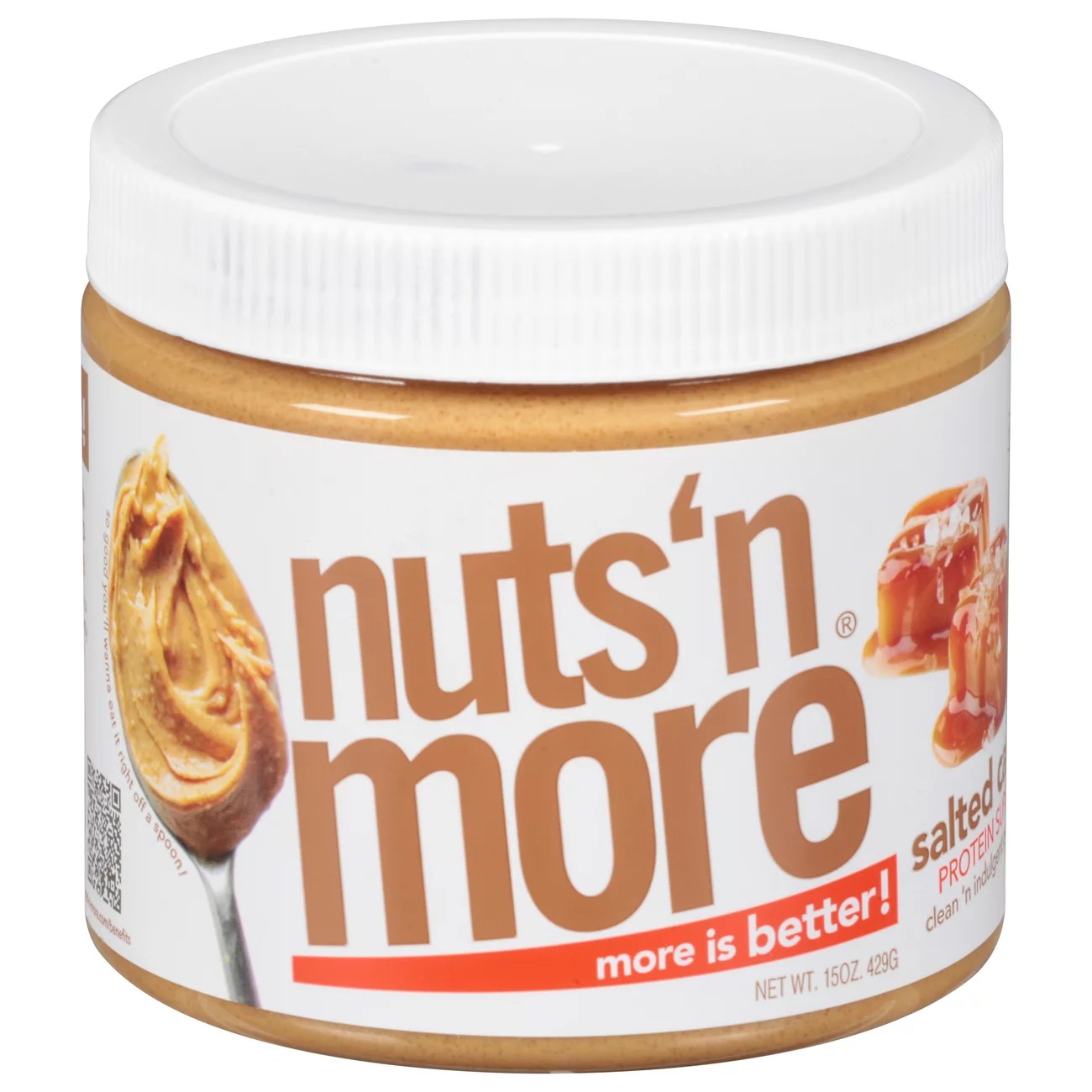 Nuts 'n More Salted Caramel High Protein Peanut Butter Shop Peanut