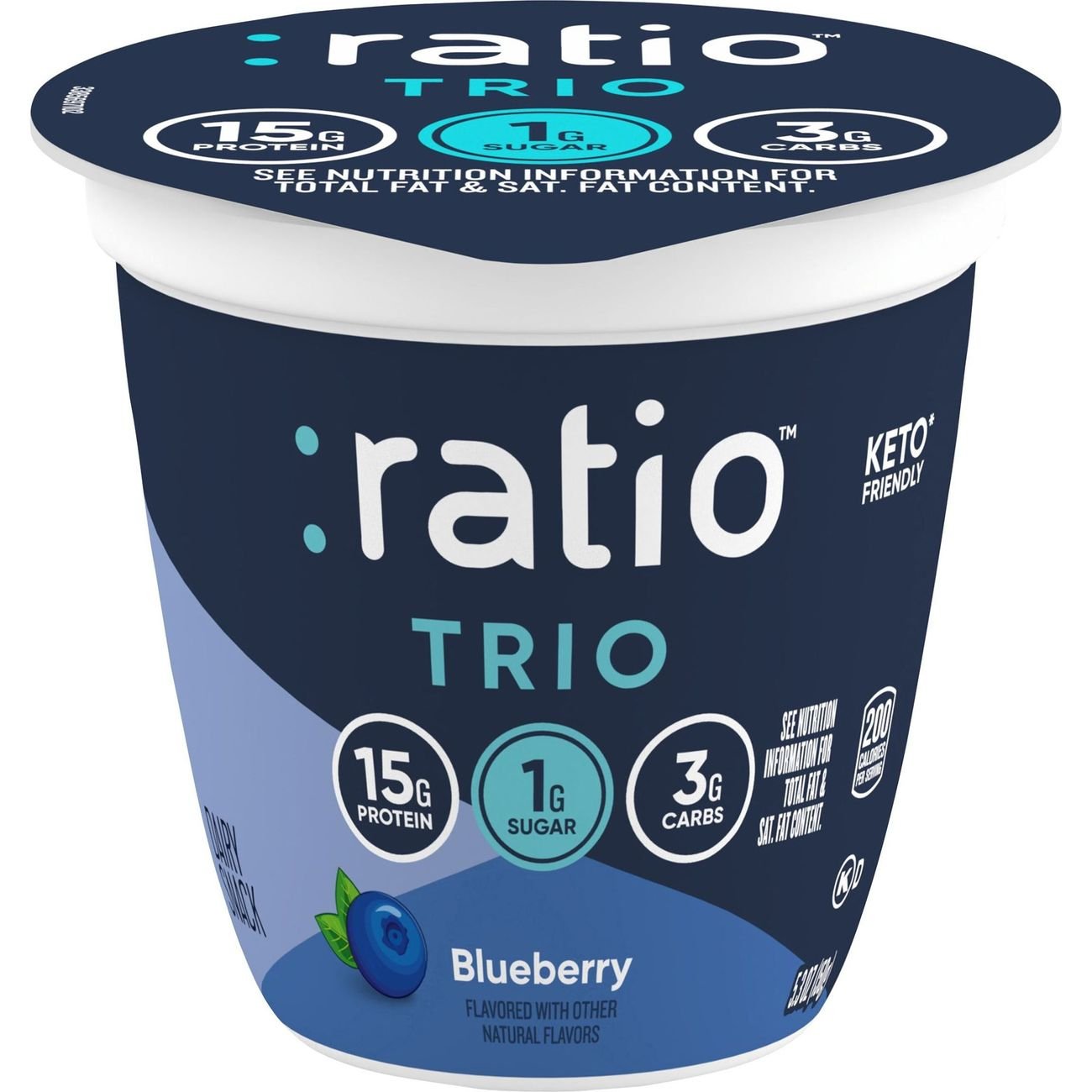 ratio Keto Friendly Blueberry Yogurt Shop Yogurt at HEB