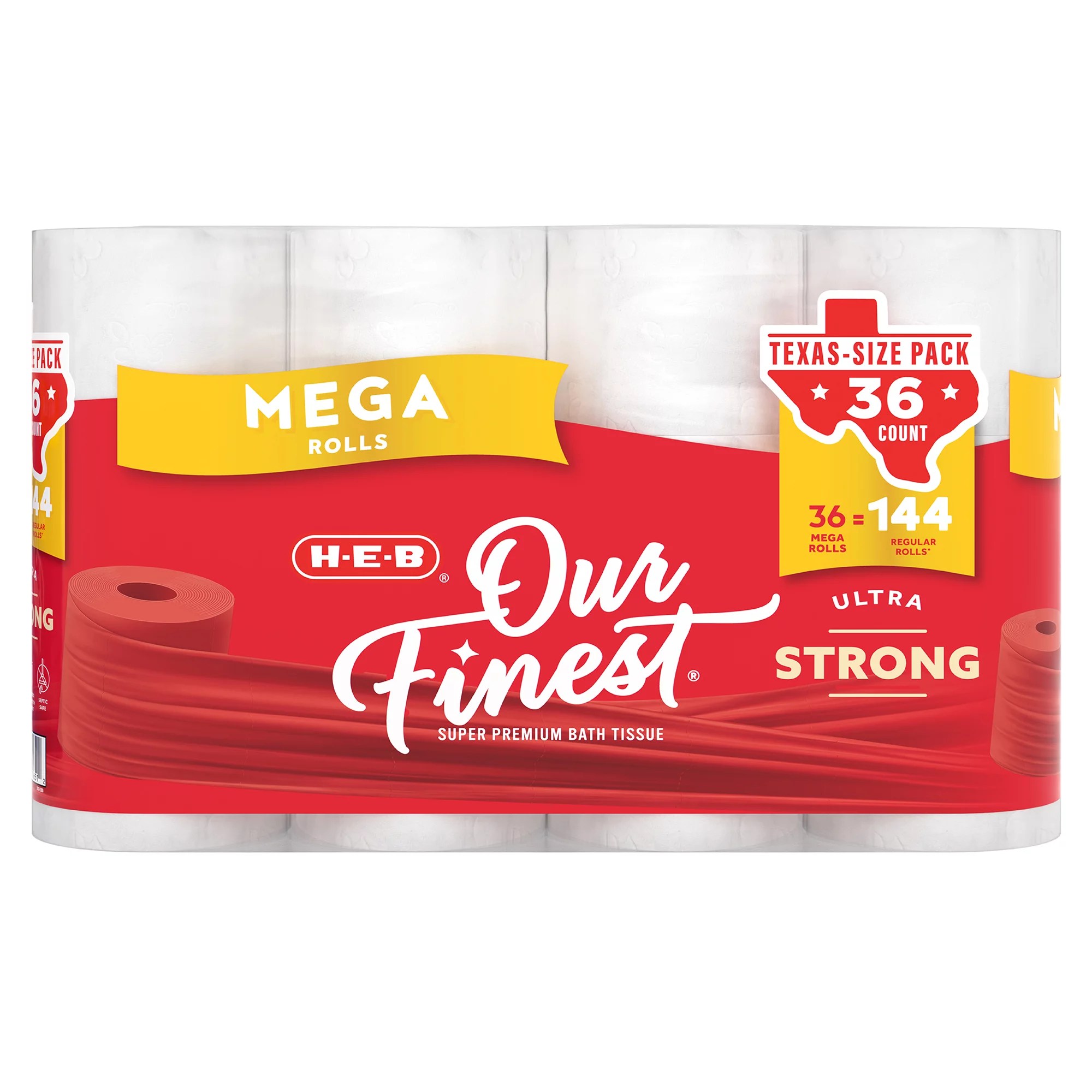 HEB Our Finest Ultra Strong Toilet Paper Shop Toilet Paper at HEB