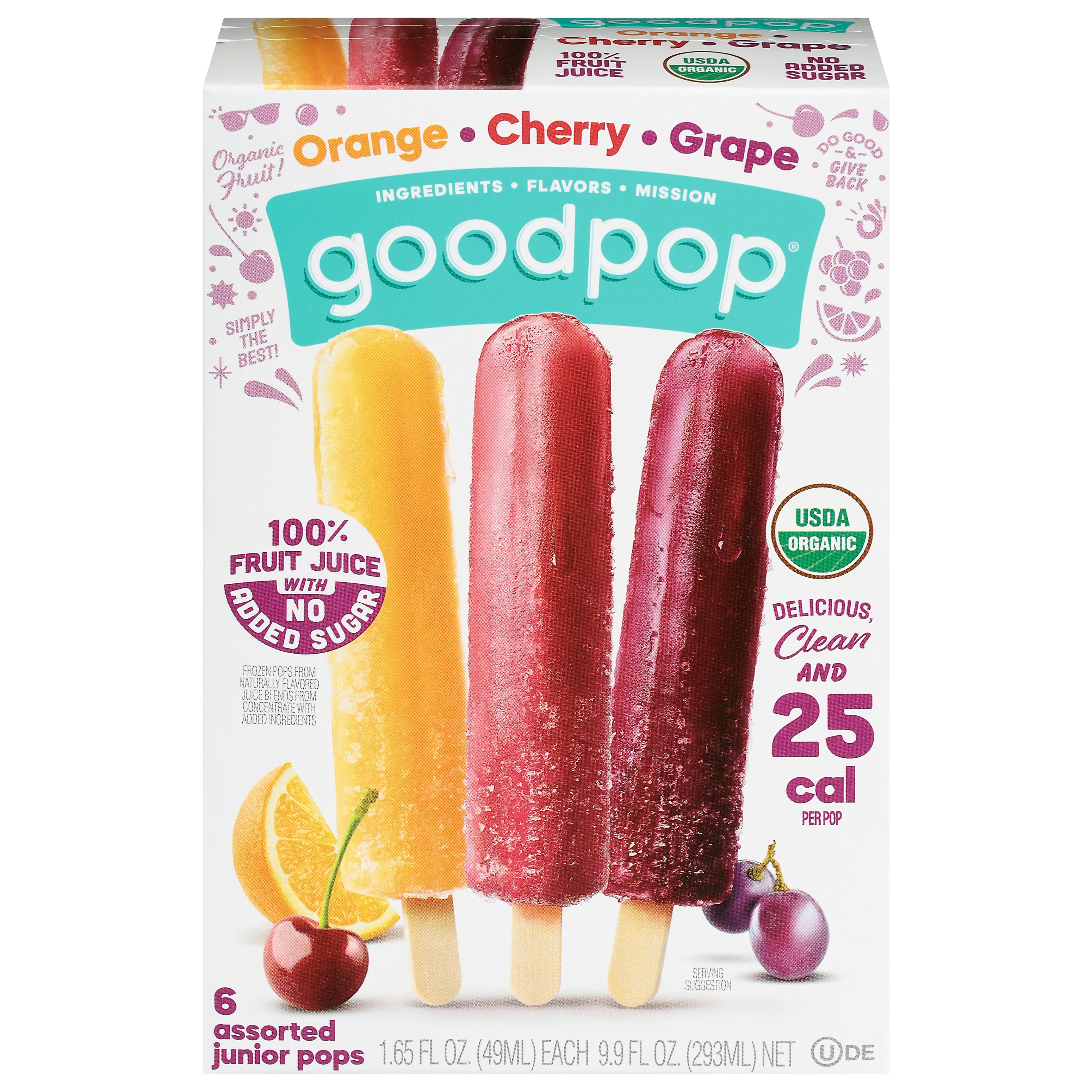 GoodPop Junior Pops Variety Pack Shop Ice Cream & Treats at HEB