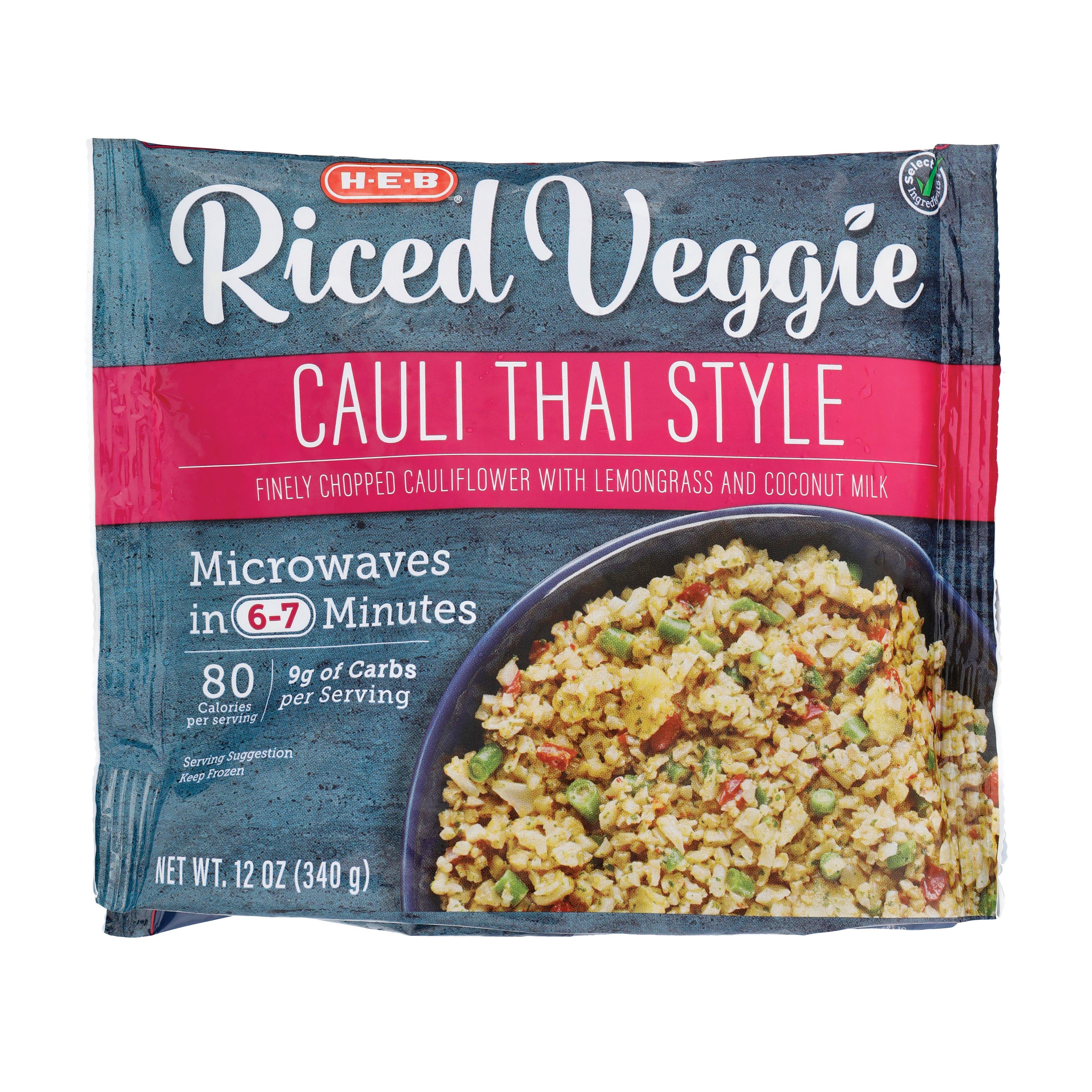 HEB Riced Veggie Cauli Thai Style Cauliflower Rice Shop Meals