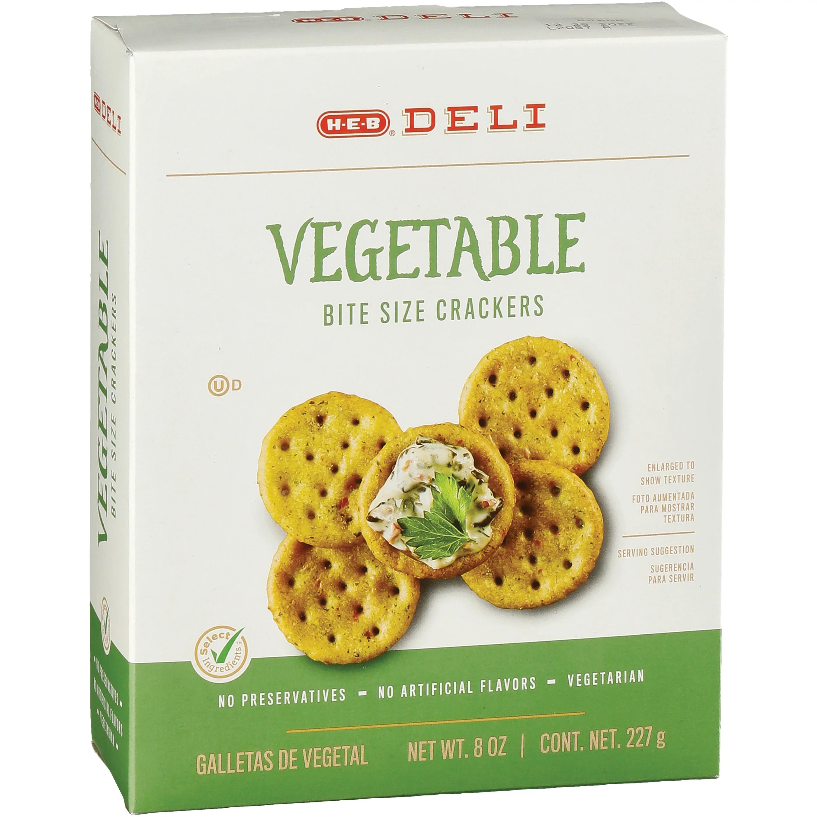 HEB Deli Bite Size Vegetable Crackers Shop Snacks & Candy at HEB