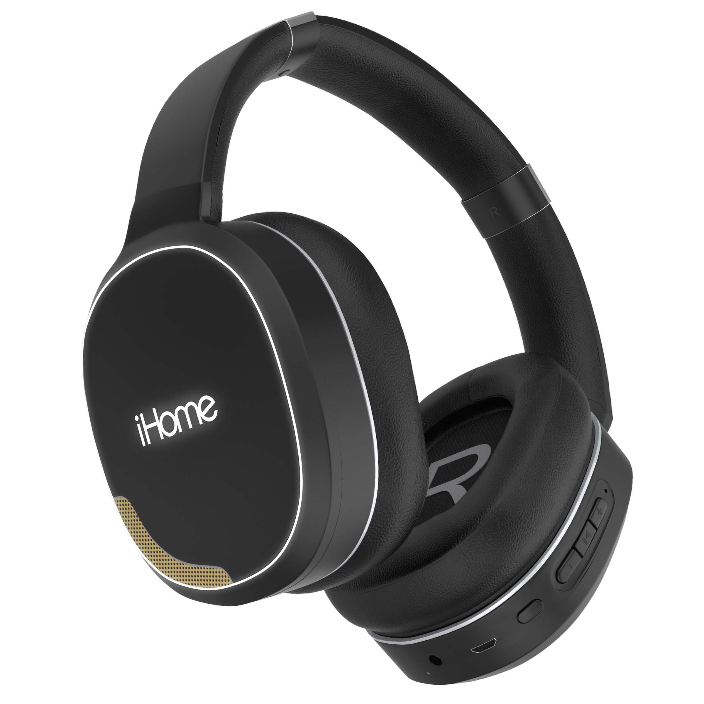 iHome Wireless Over the Ear Black Headphones - Shop Electronics at H-E-B