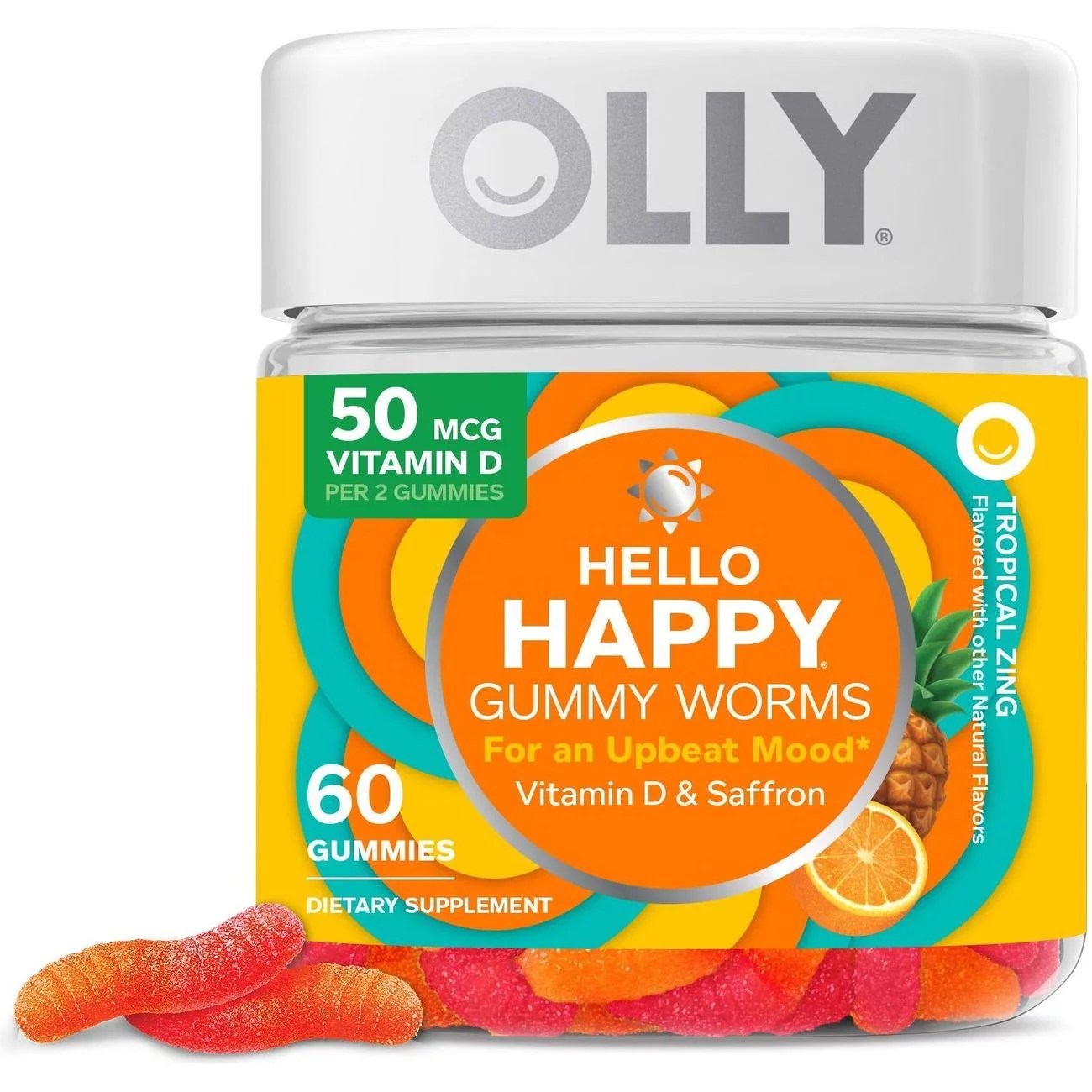 Olly Hello Happy Gummy Worms Shop Diet & Fitness at HEB