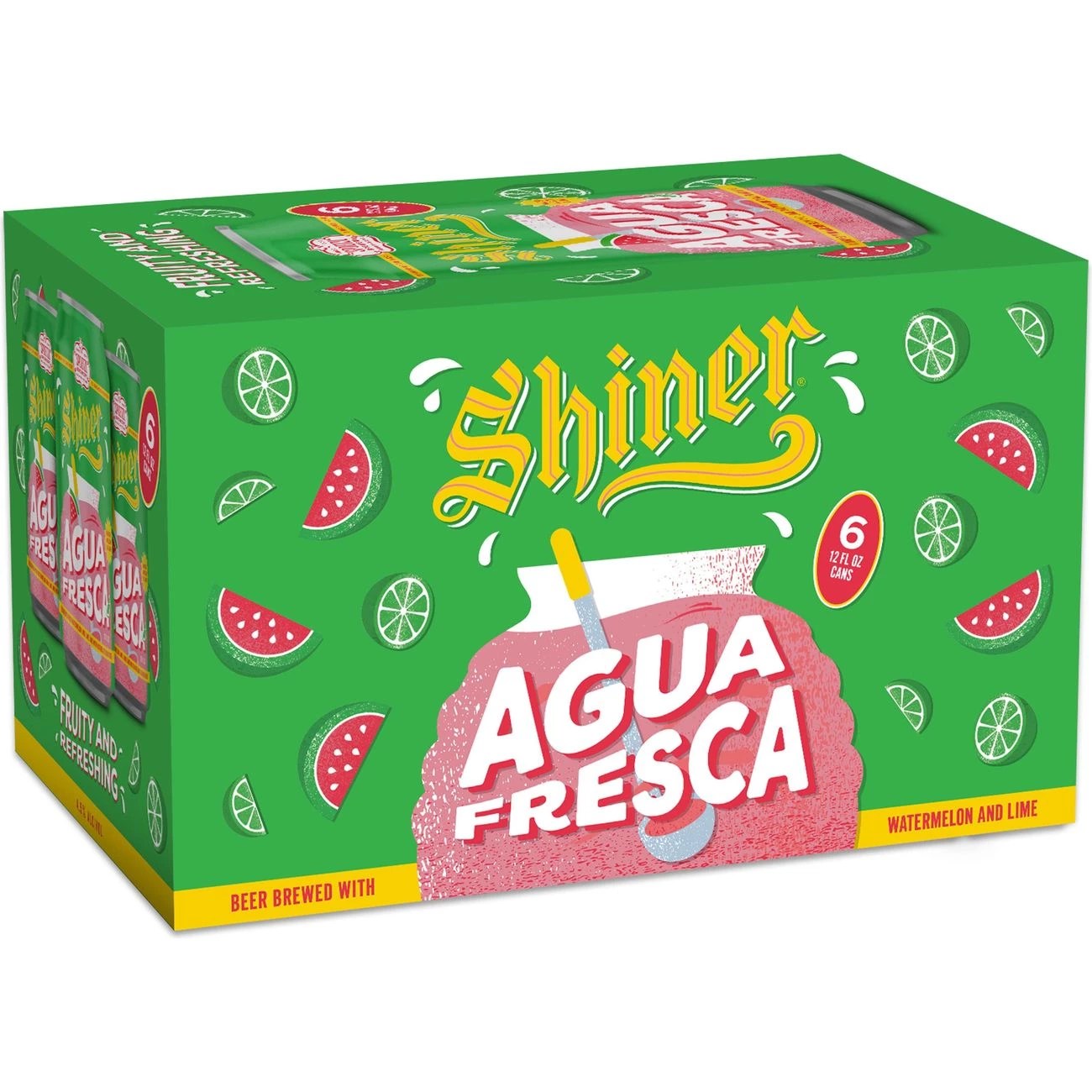 Shiner Agua Fresca Beer 12 oz Cans Shop Beer & Wine at HEB