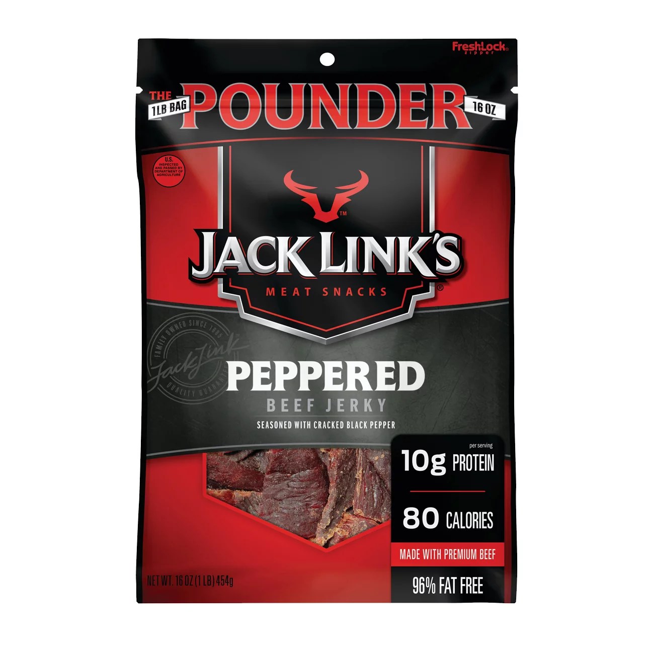 Jack Link's Peppered Beef Jerky The Pounder Shop Snacks & Candy at HEB