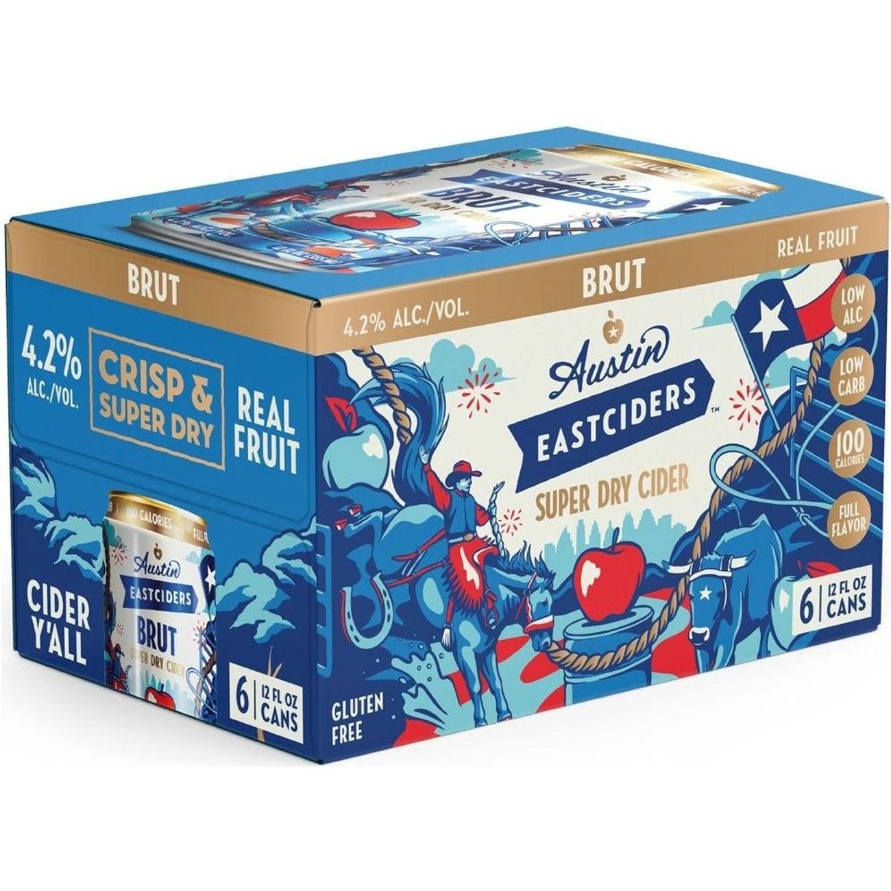 Austin Eastciders Texas Brut Light Cider 12 oz Cans Shop Hard Cider