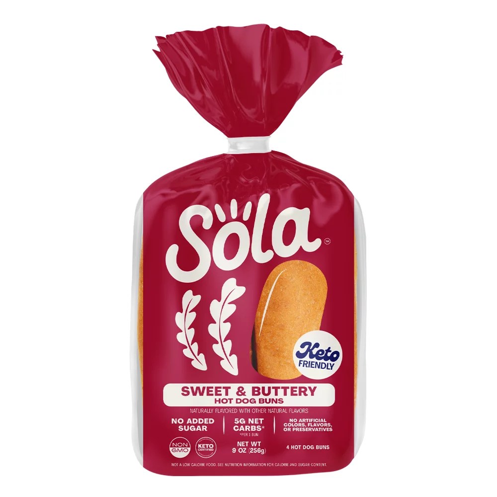 Sola Sweet and Buttery Hot Dog Buns Shop Bread at HEB