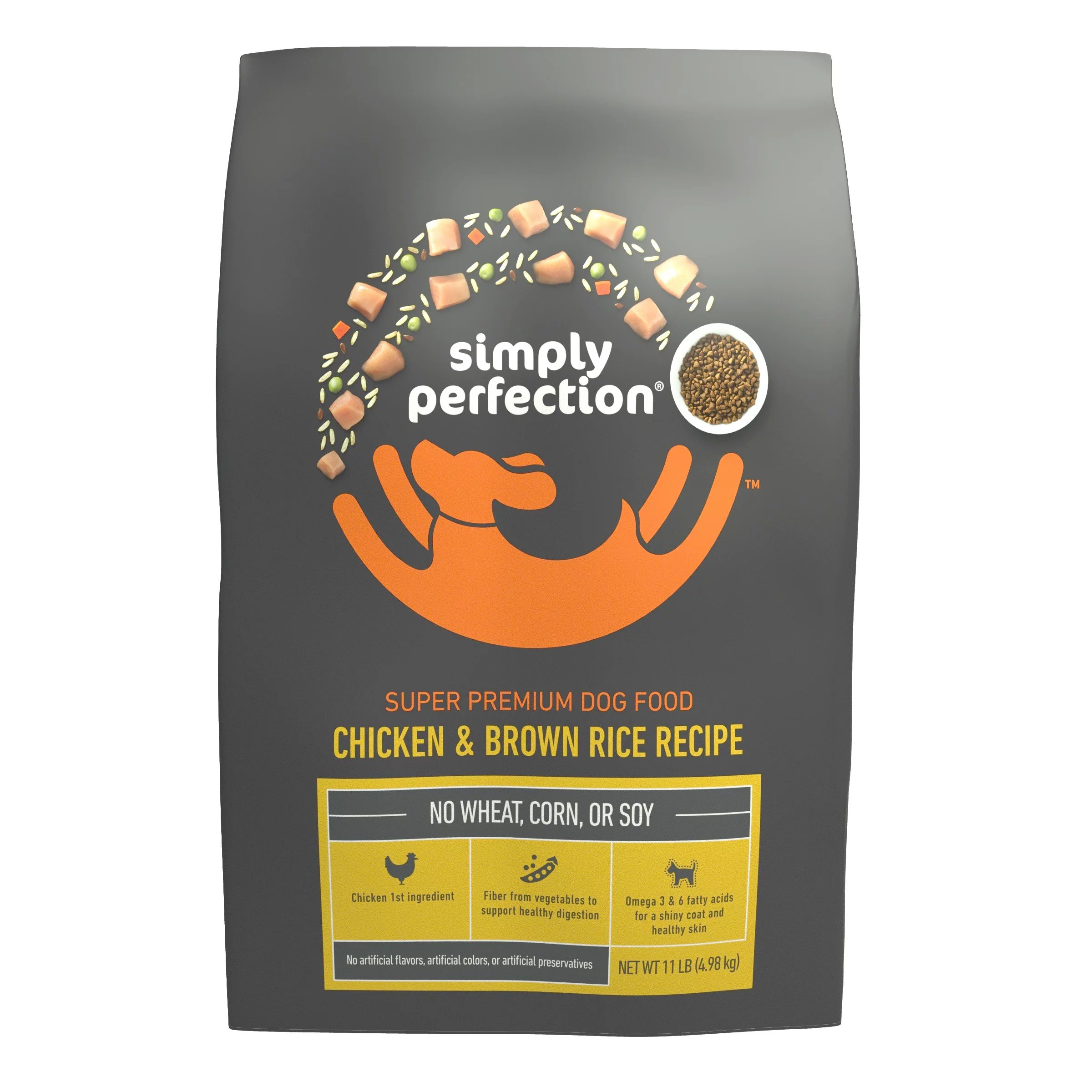 Simply Perfection Chicken & Brown Rice Recipe Dry Dog Food Shop Dogs
