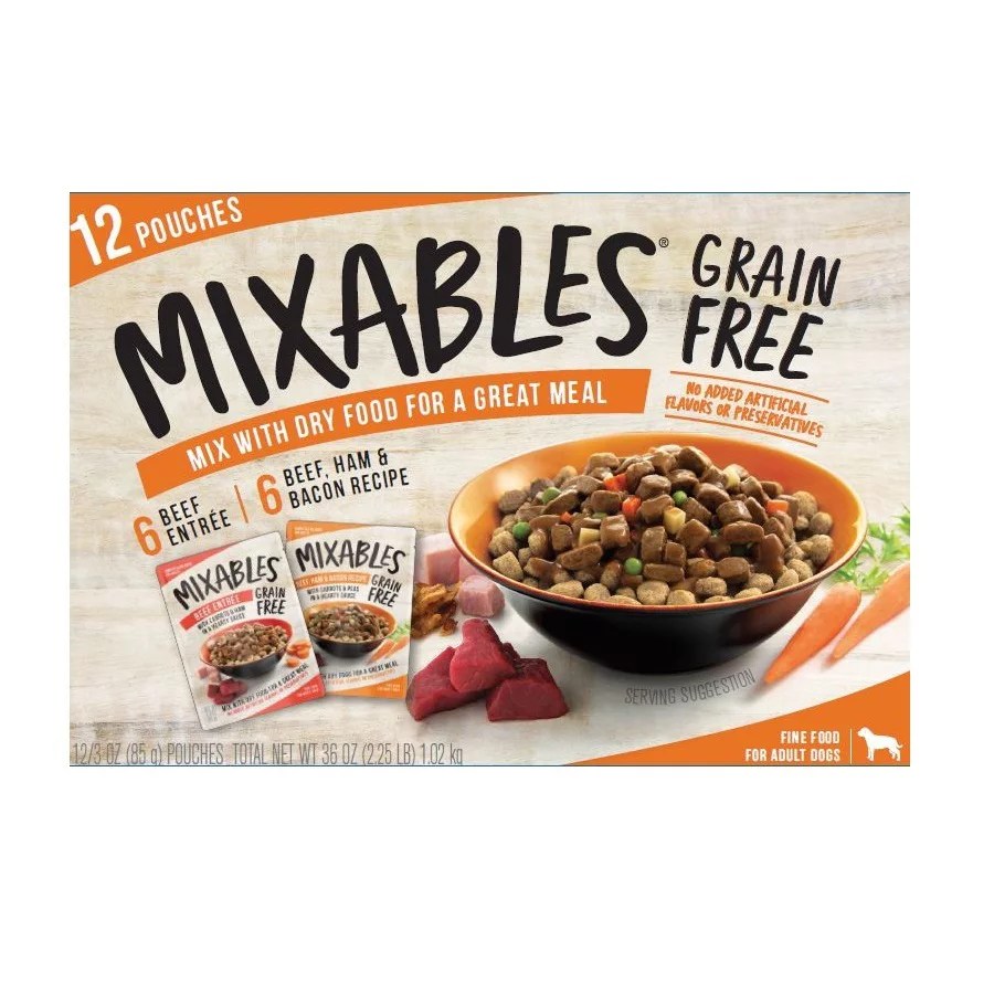 Mixables Grain Free Beef Variety Pack Dog Meal Topper, 3 oz Shop Dogs