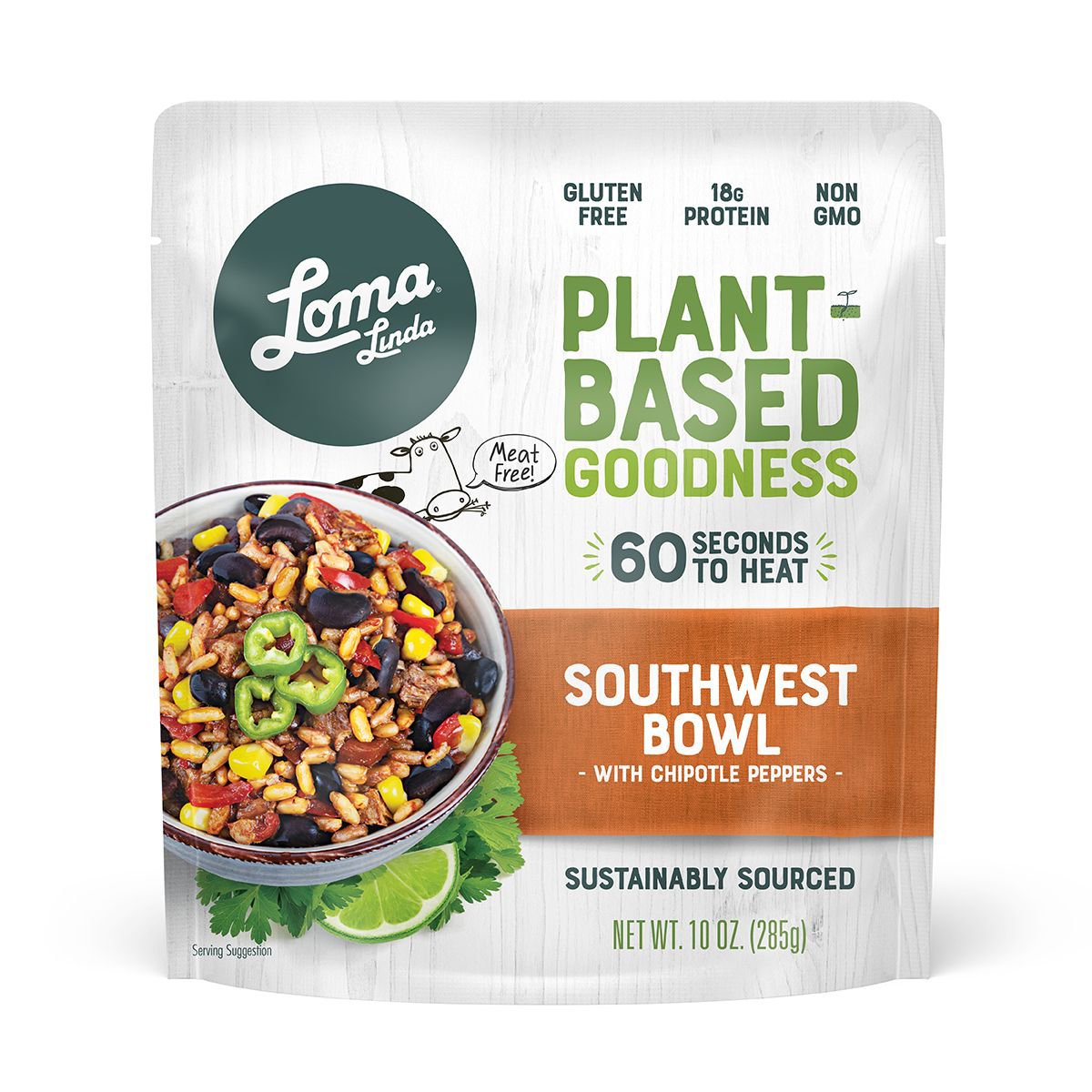 Loma Linda Plant Based Goodness Southwest Bowl Shop Pantry meals at HEB