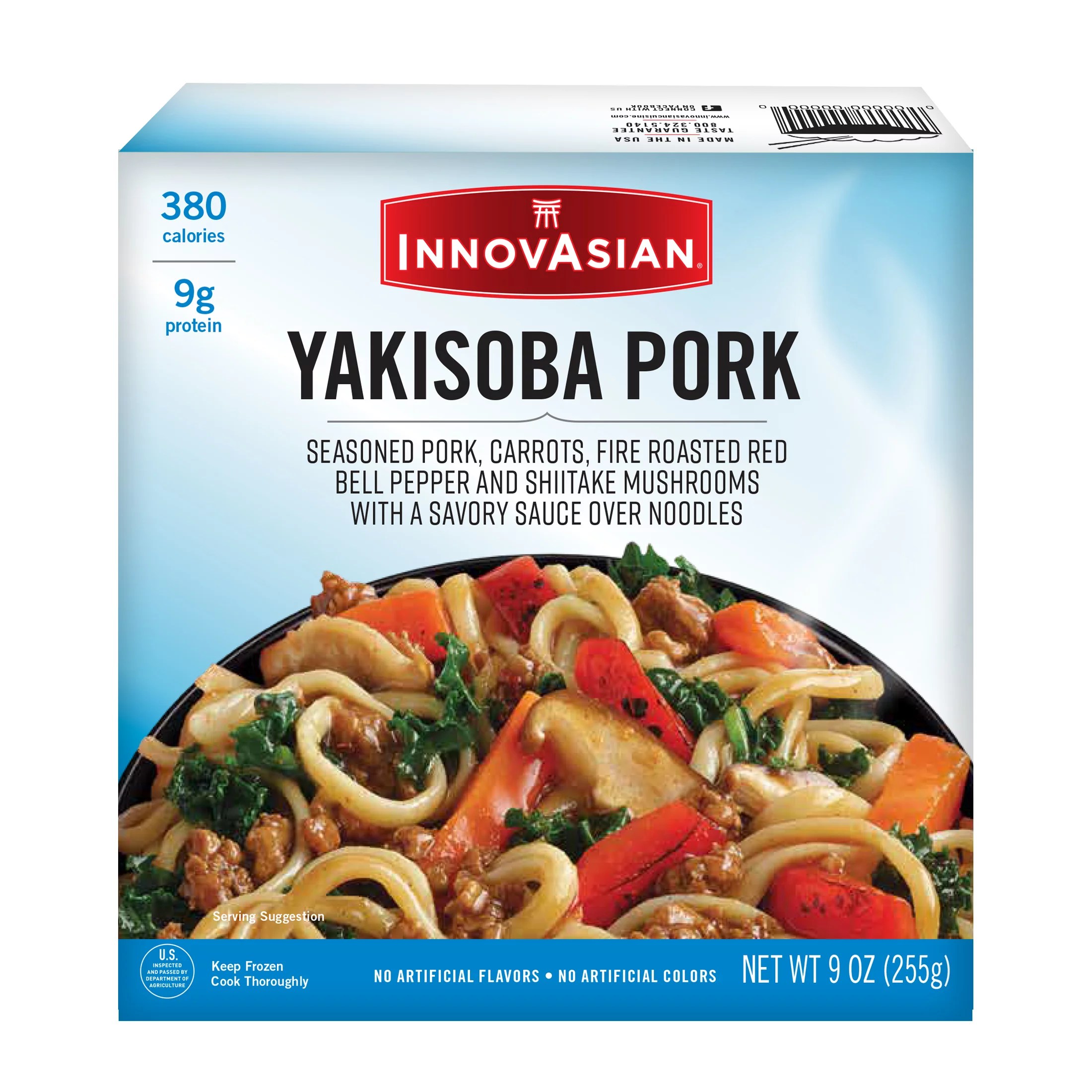 InnovAsian Cuisine Yakisoba Pork Noodle Bowl Shop Meals & Sides at HEB